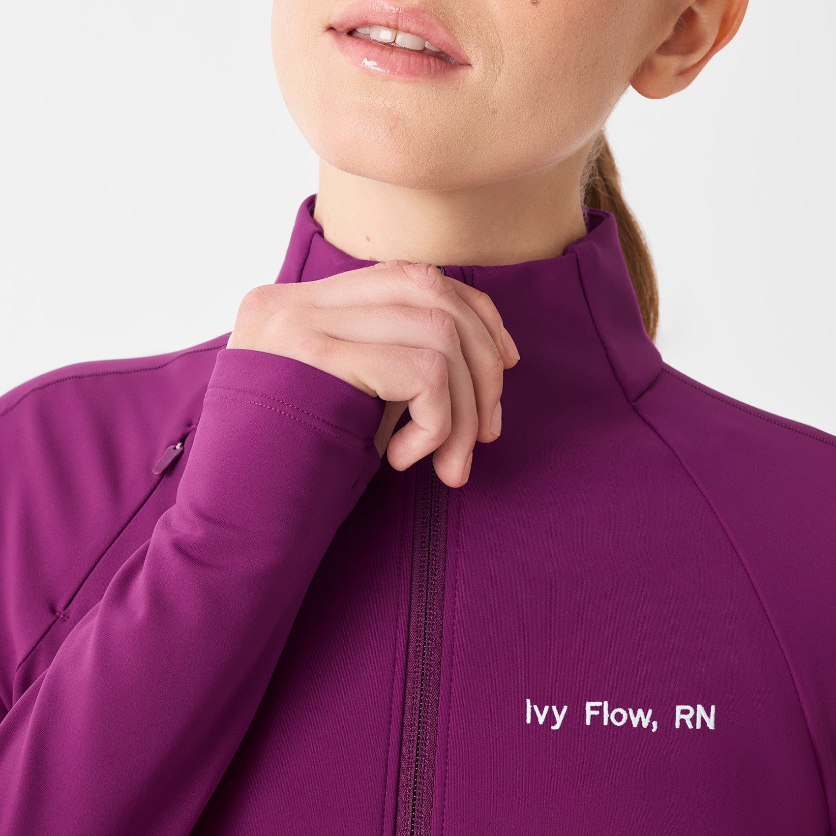 ContourKnit Scrub Jacket™ - Light Deep Purple