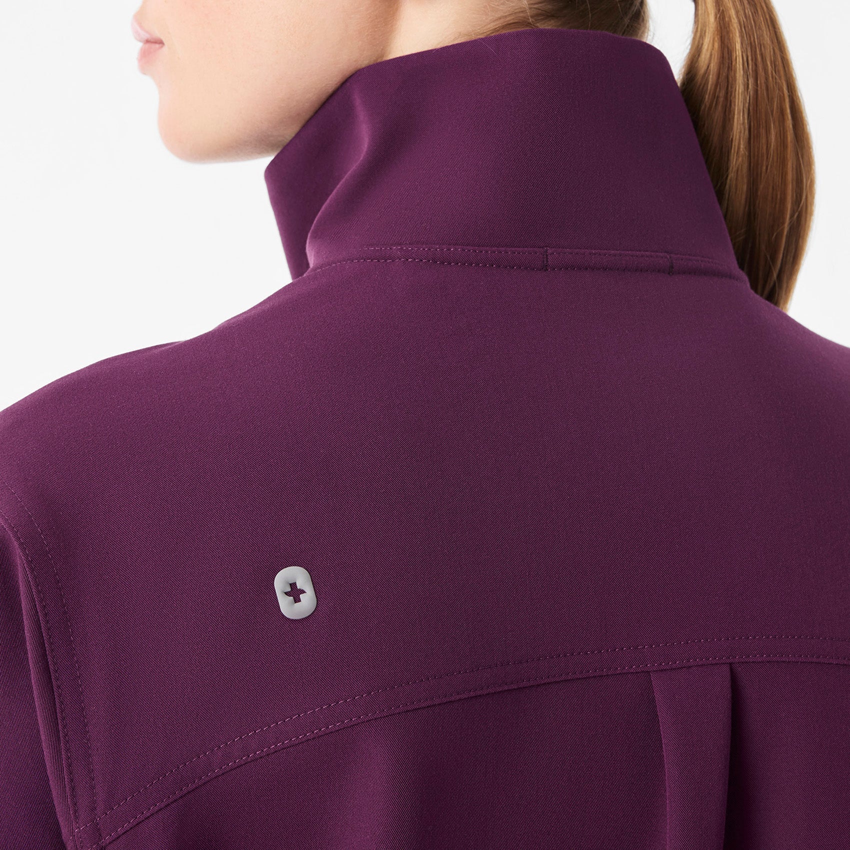 Lenox Scrub Jacket - Deep Purple