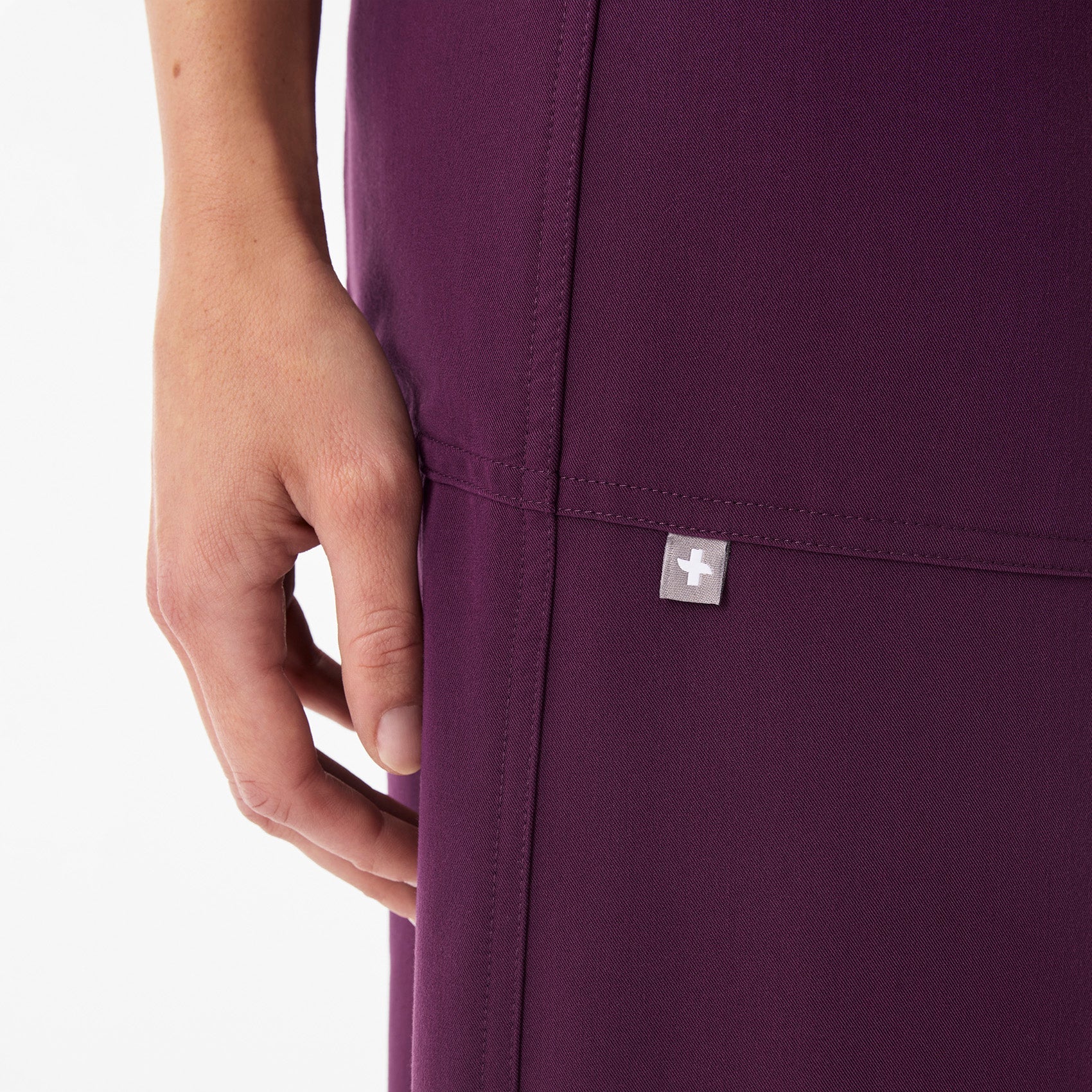 Roslyn Wide-Leg Scrub Pant  - Deep Purple