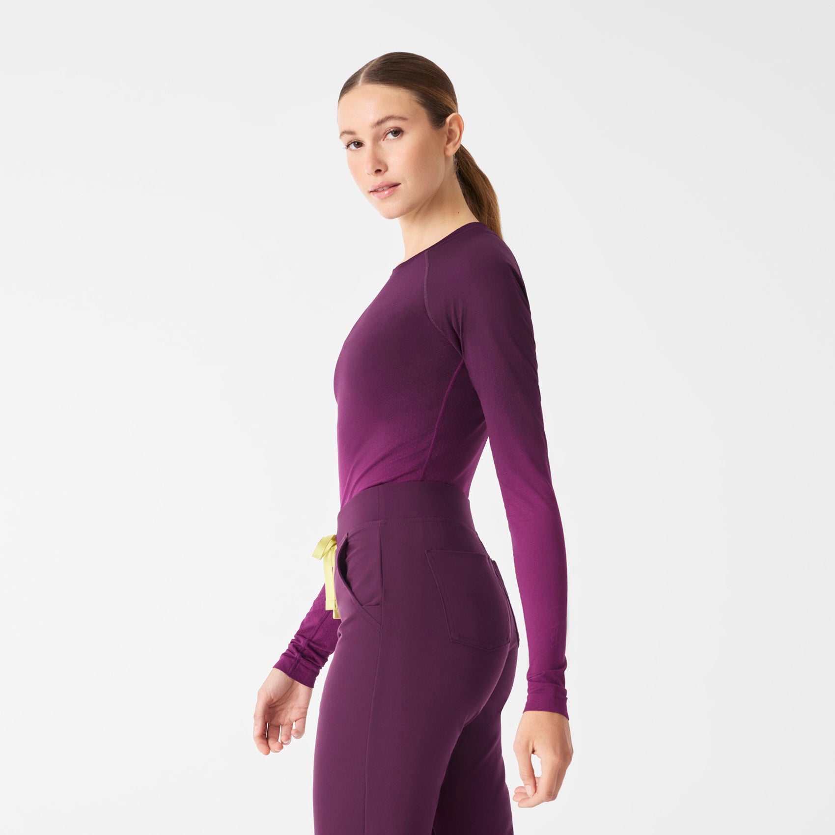 Salta Ombre Long-Sleeve Underscrub - Ombre Deep Purple
