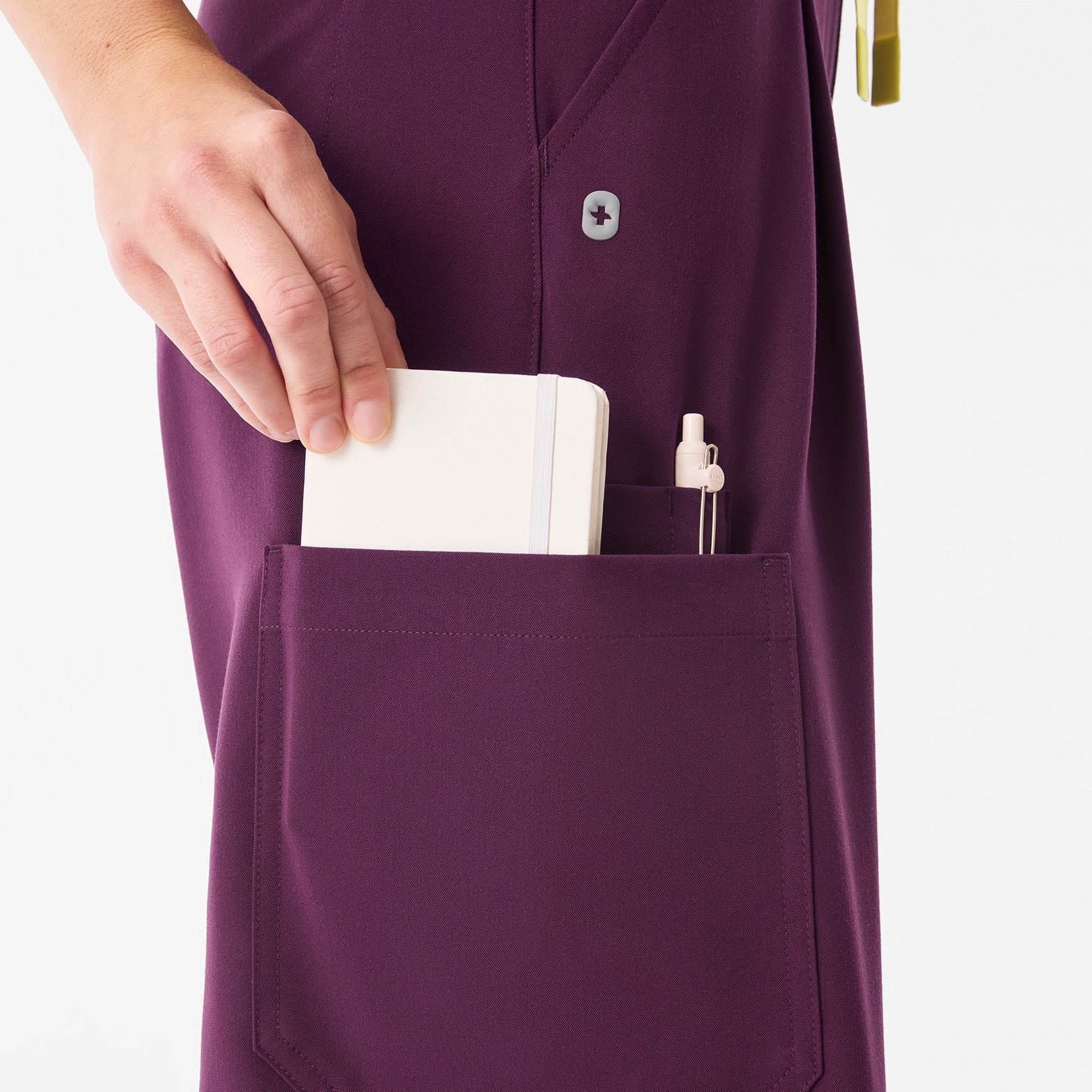 Shelby Ultra High-Rise Wide-Leg Scrub Pant - Deep Purple