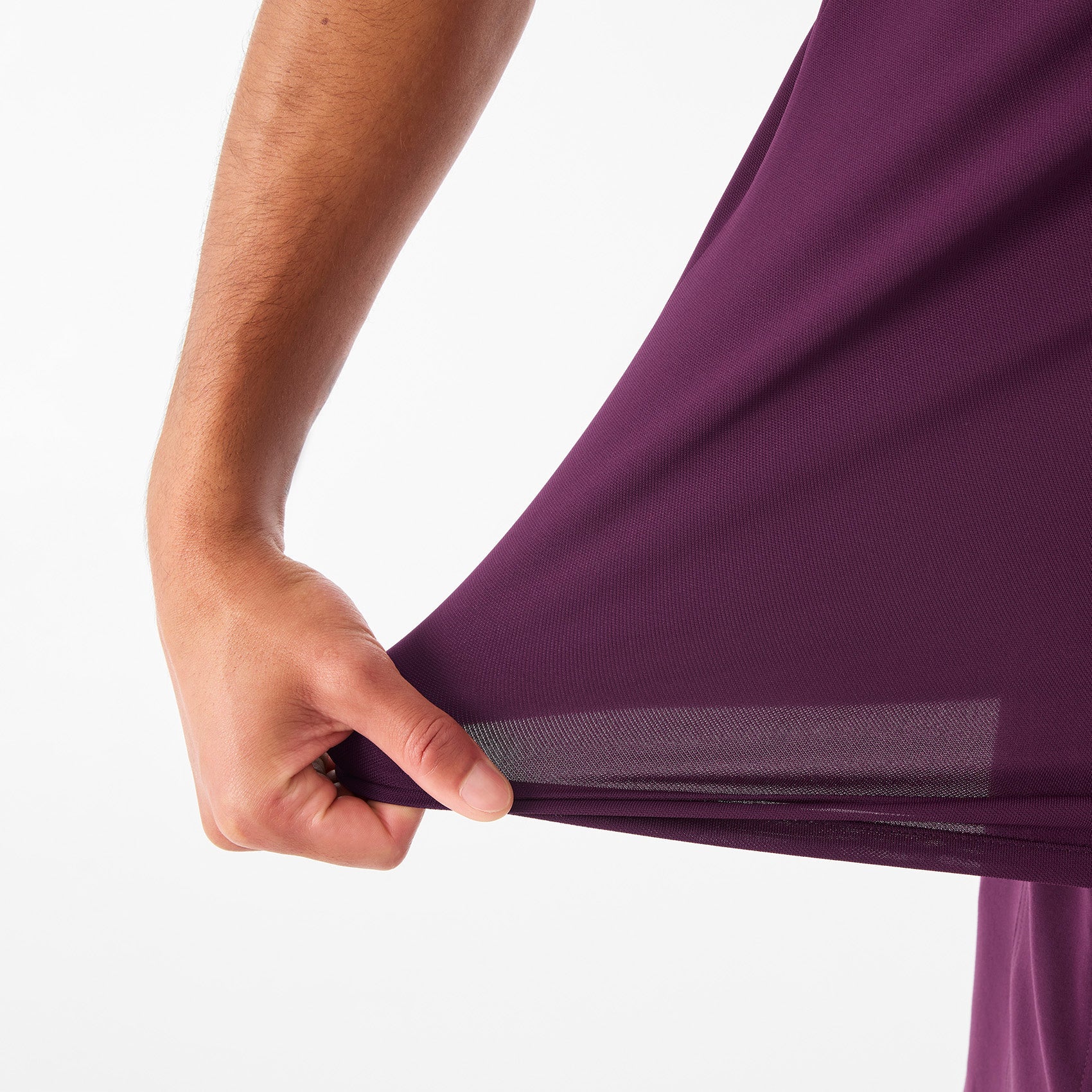 Dawes ¼ Zip Scrub Top  - Deep Purple