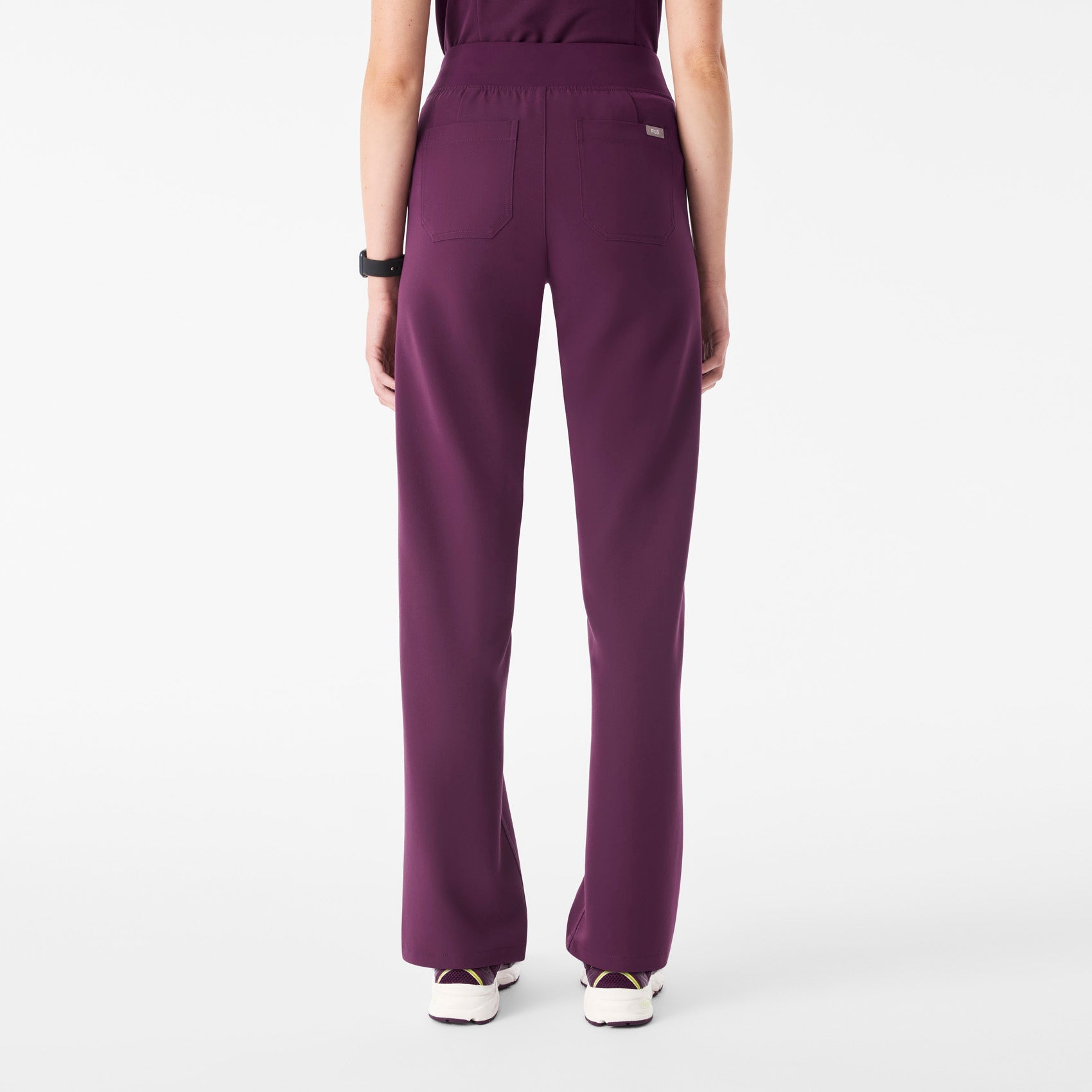 Livingston High-Rise Straight-Leg Scrub Pant™ - Deep Purple