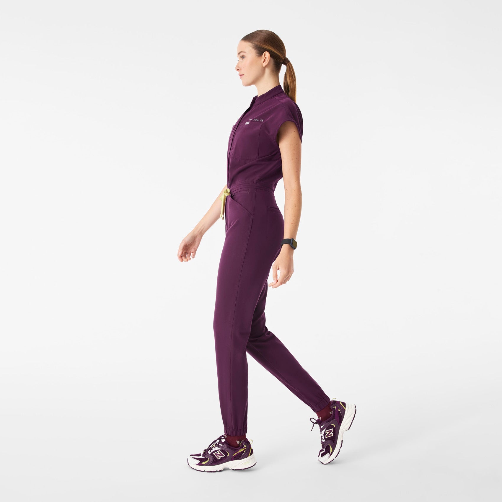 Rafaela Jogger ScrubJumpsuit™ - Deep Purple