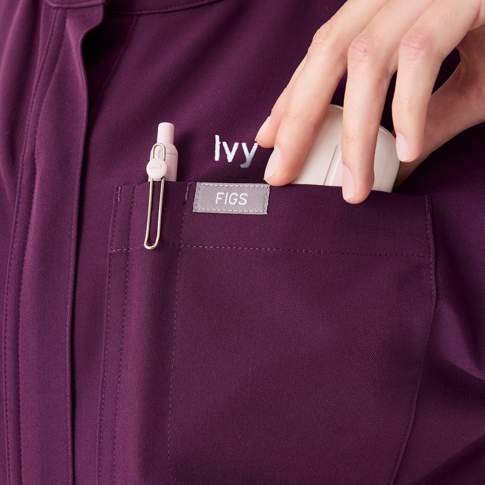 Rafaela Jogger ScrubJumpsuit™ - Deep Purple