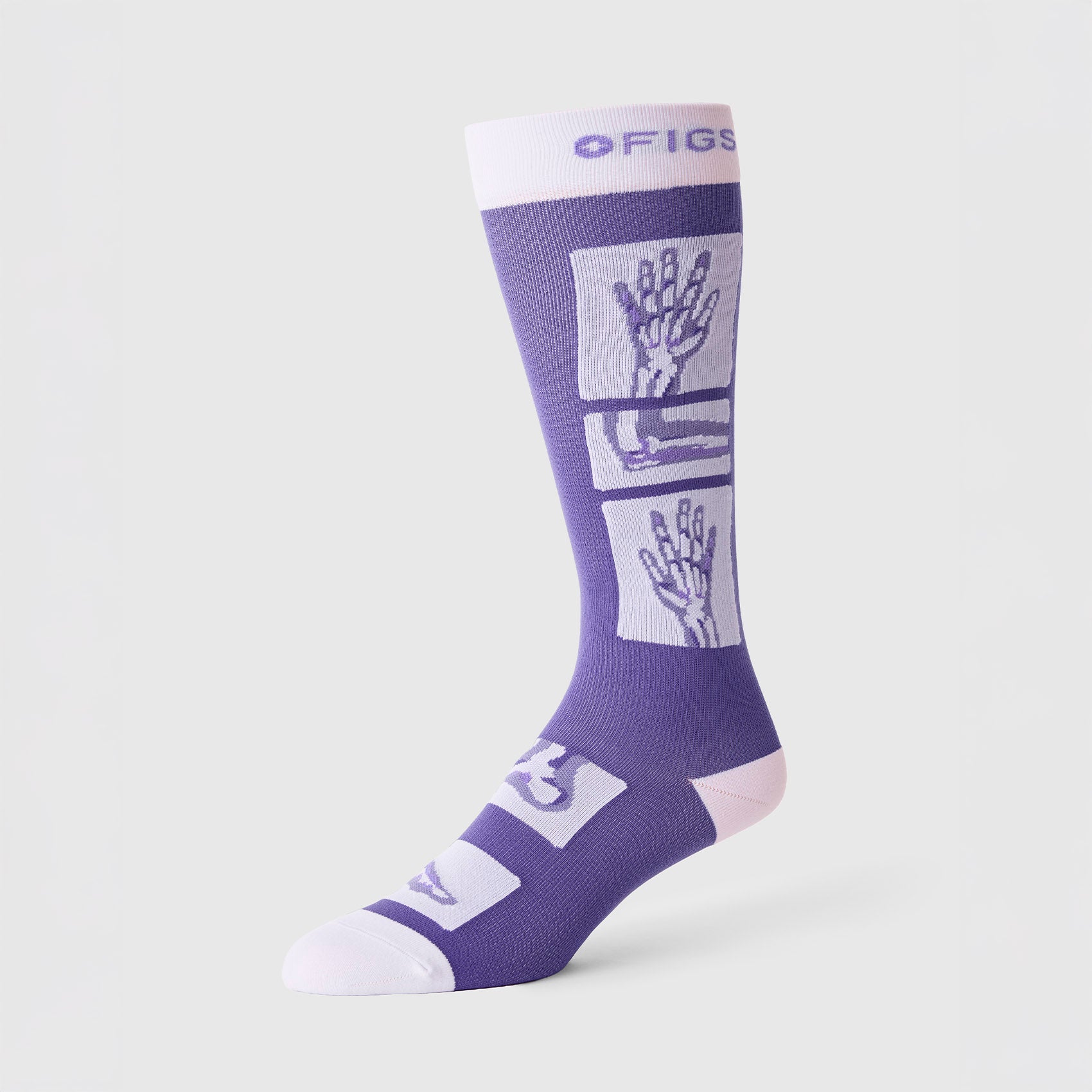 FIGS Compression Socks - X-Ray/Amethyst