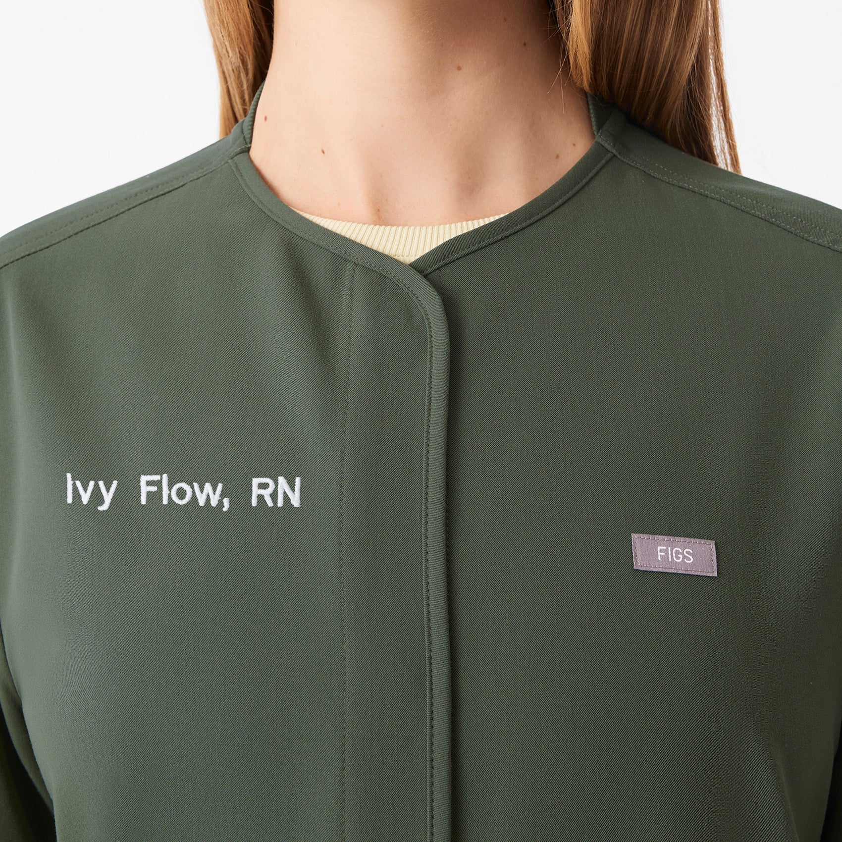 Claire Scrub Jacket - Moss