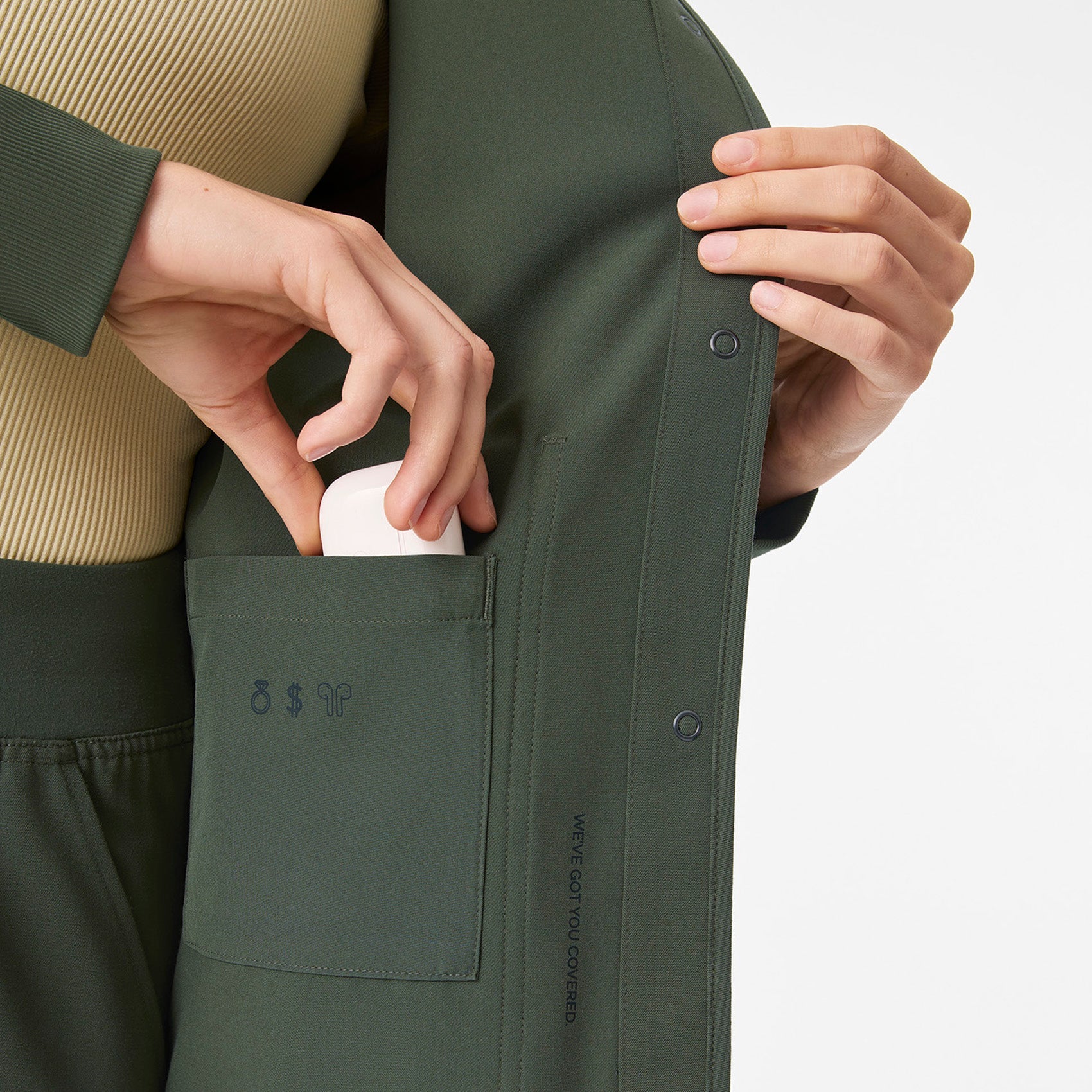 Claire Scrub Jacket - Moss