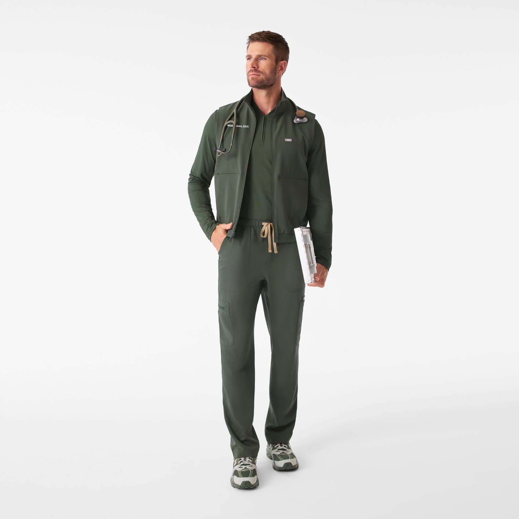 Cobaki Scrub Vest - Moss