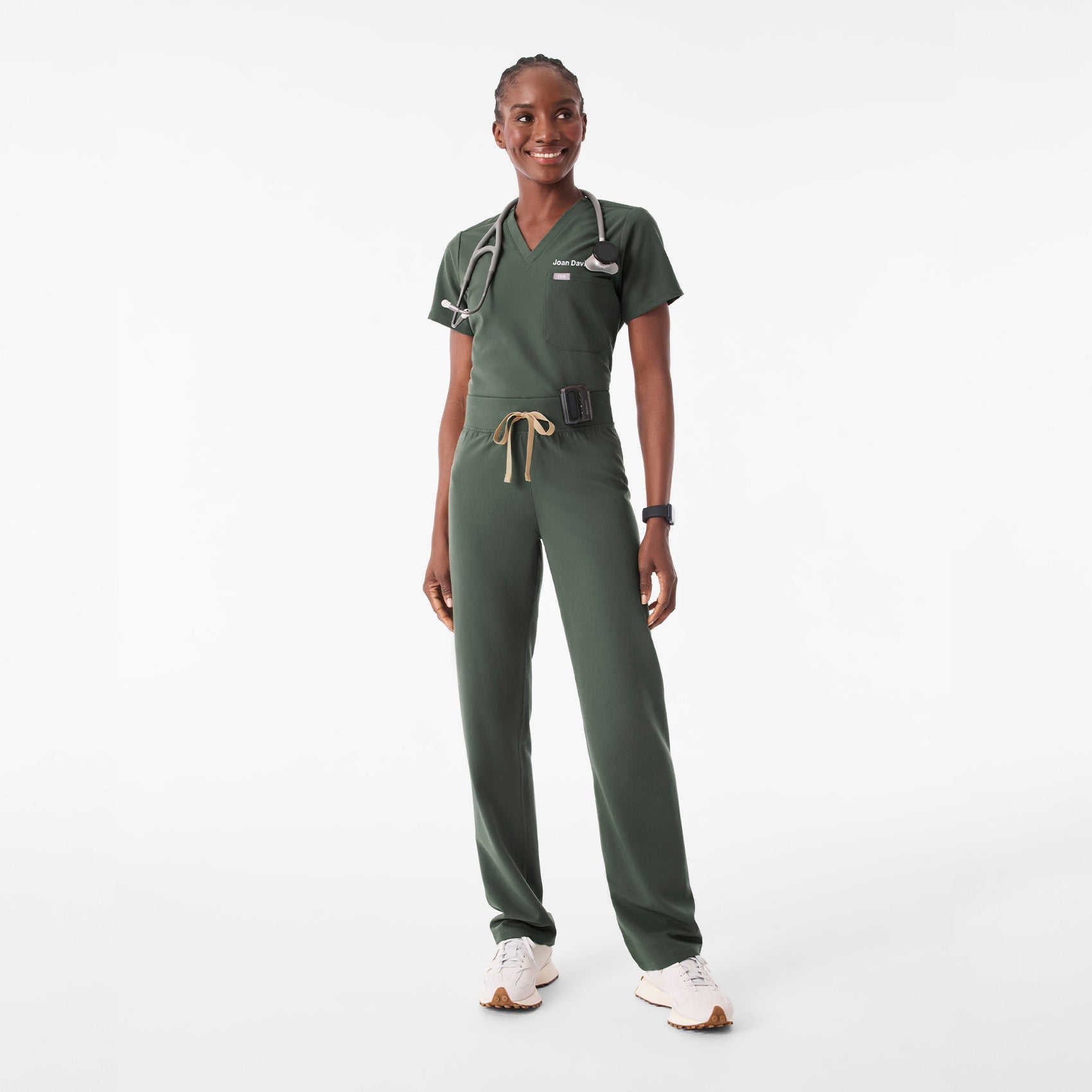 Livingston High-Rise Straight-Leg Scrub Pant™ - Moss