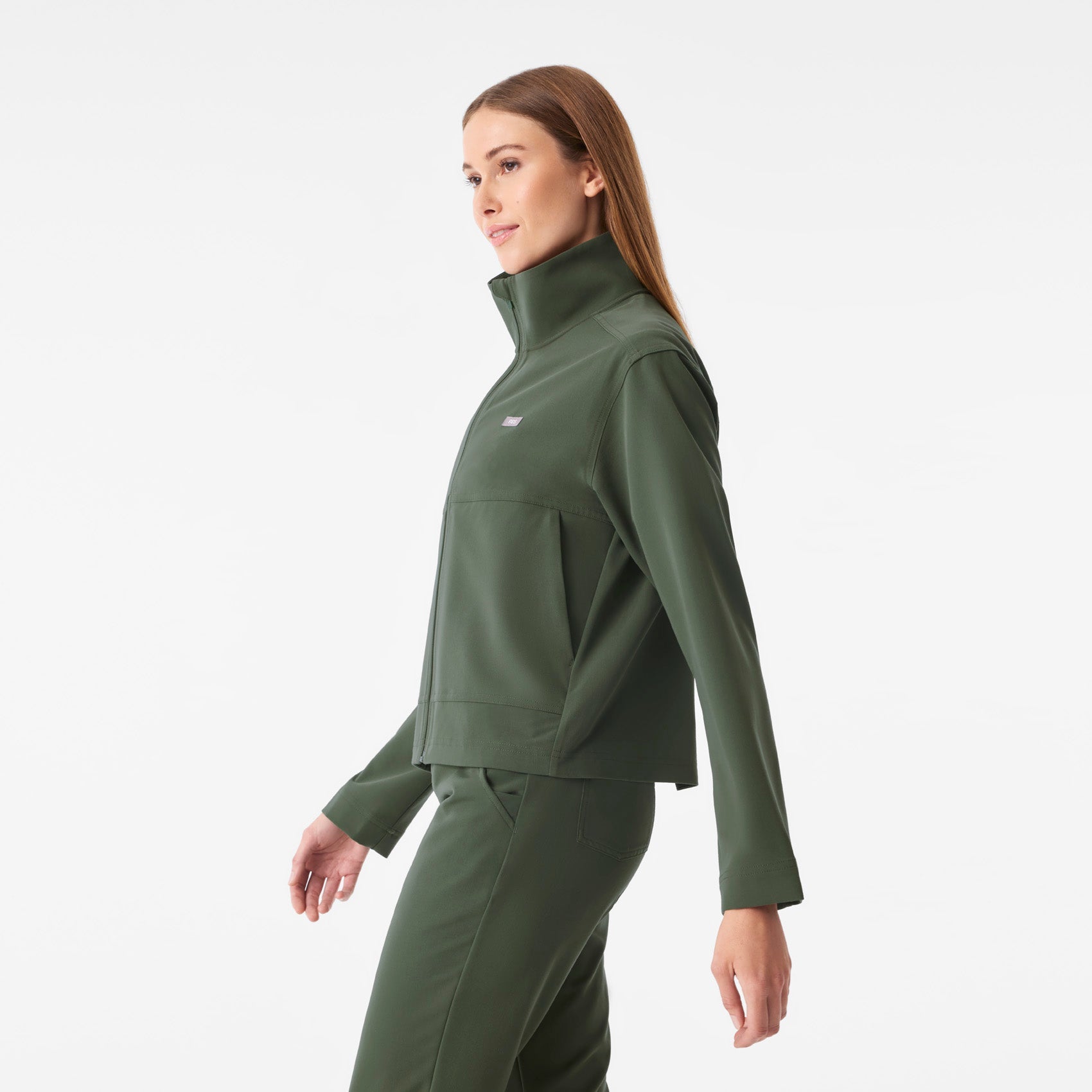 Lenox Scrub Jacket - Moss