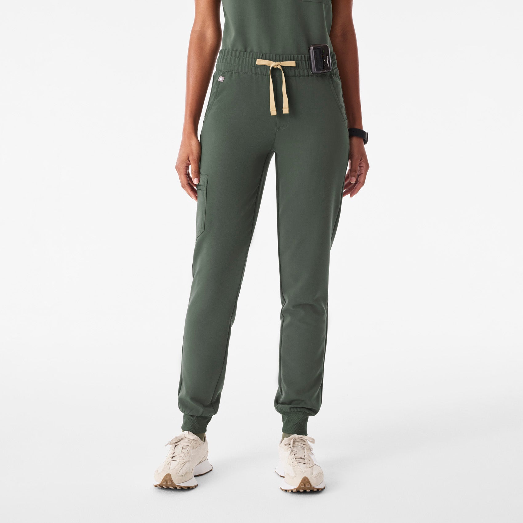Zamora Ruched Jogger Scrub Pant™ - Moss