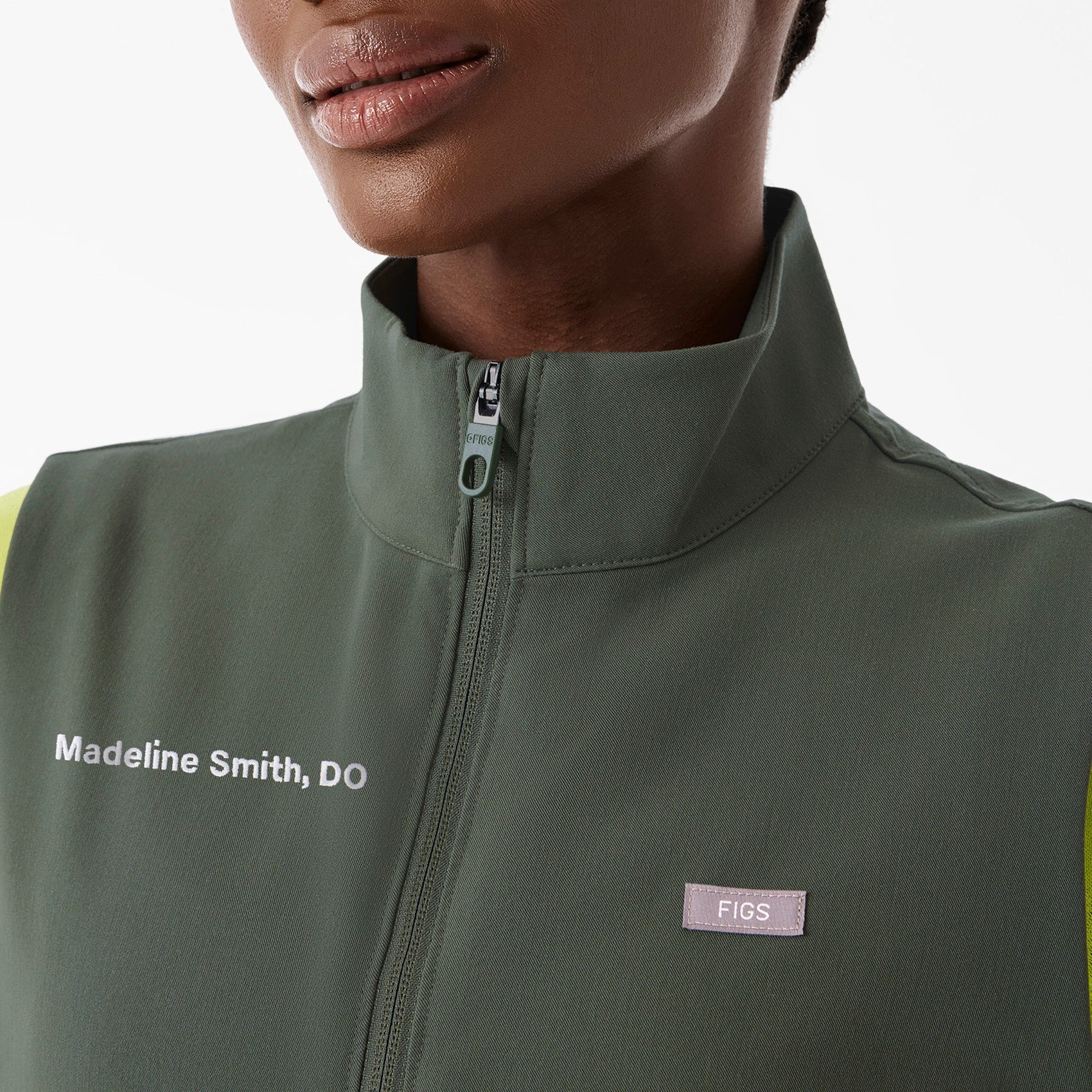  Sydney Scrub Vest - Moss