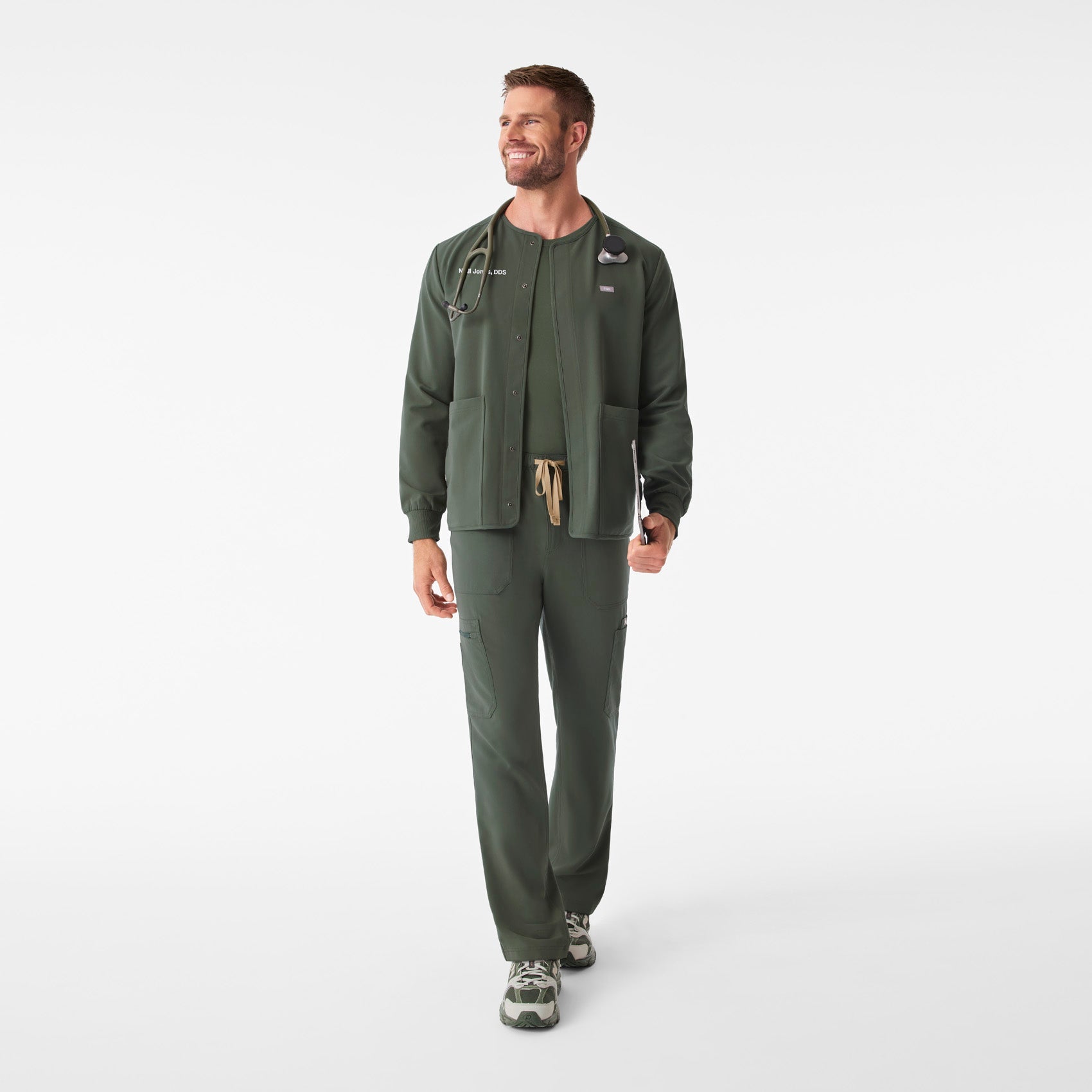 Troy Scrub Jacket - Moss