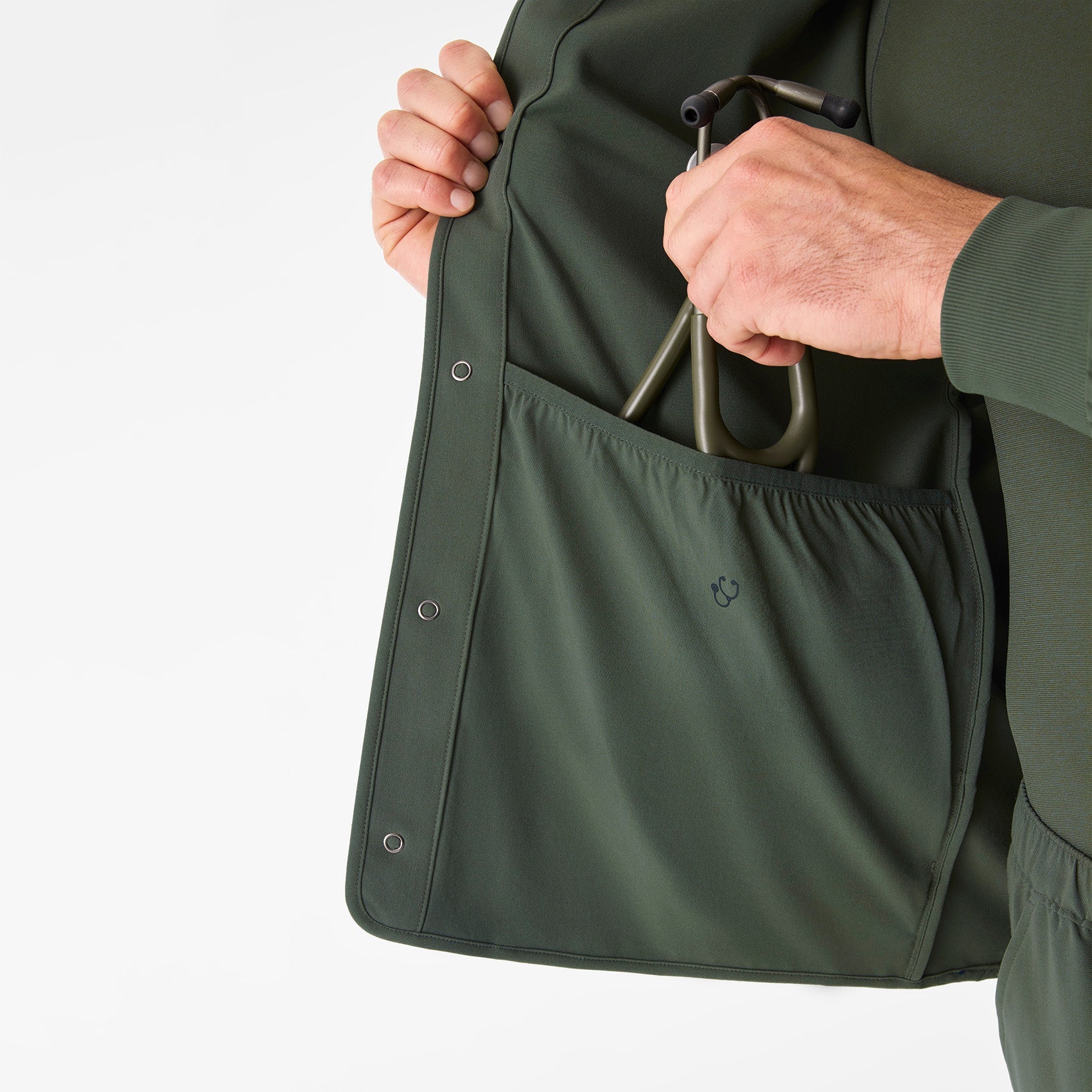 Troy Scrub Jacket - Moss