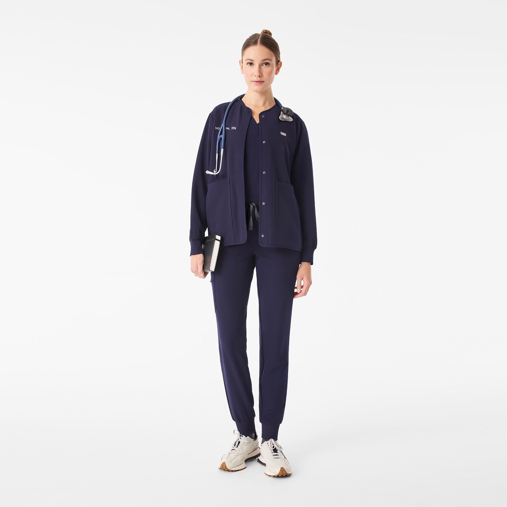 Claire Scrub Jacket - Navy