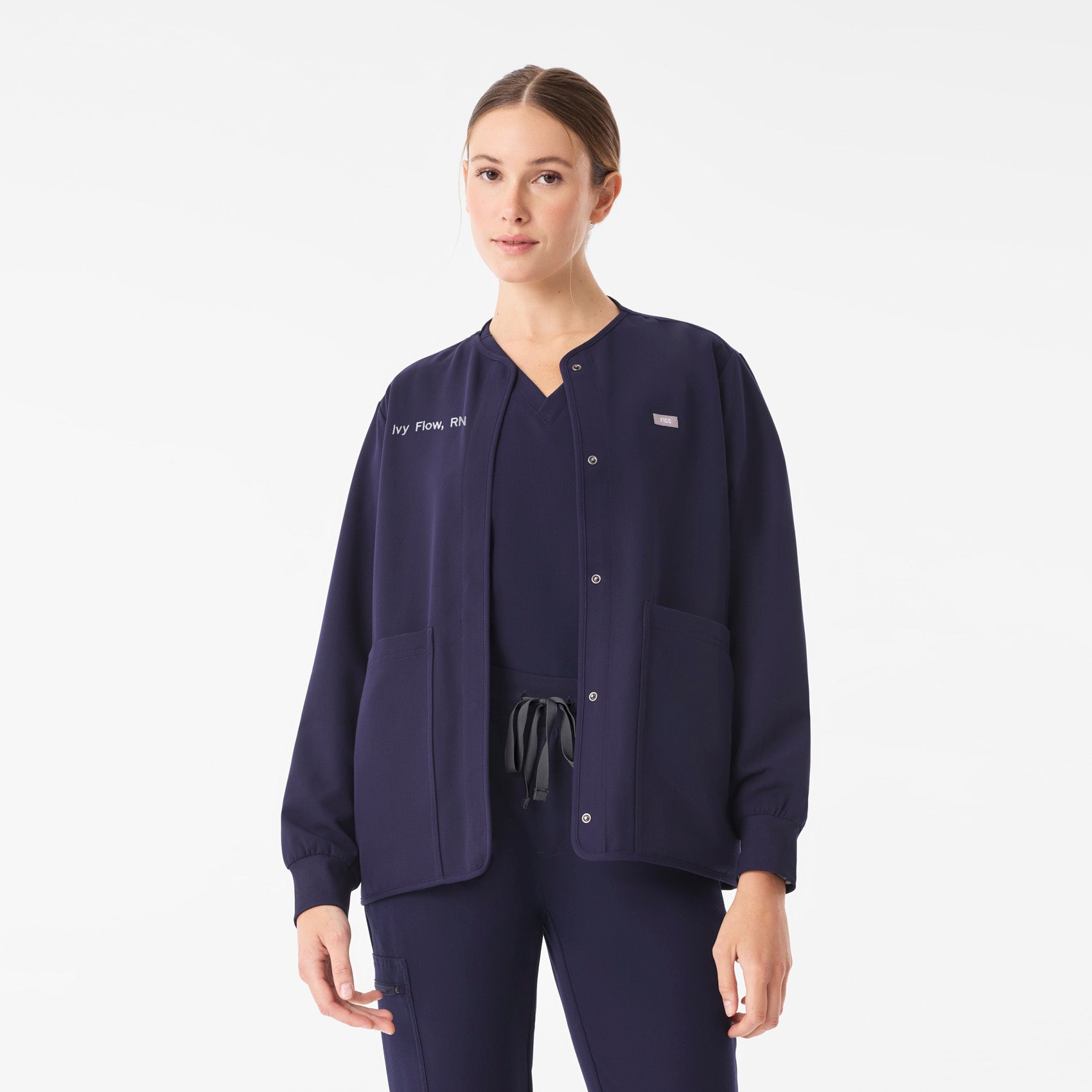 Claire Scrub Jacket - Navy