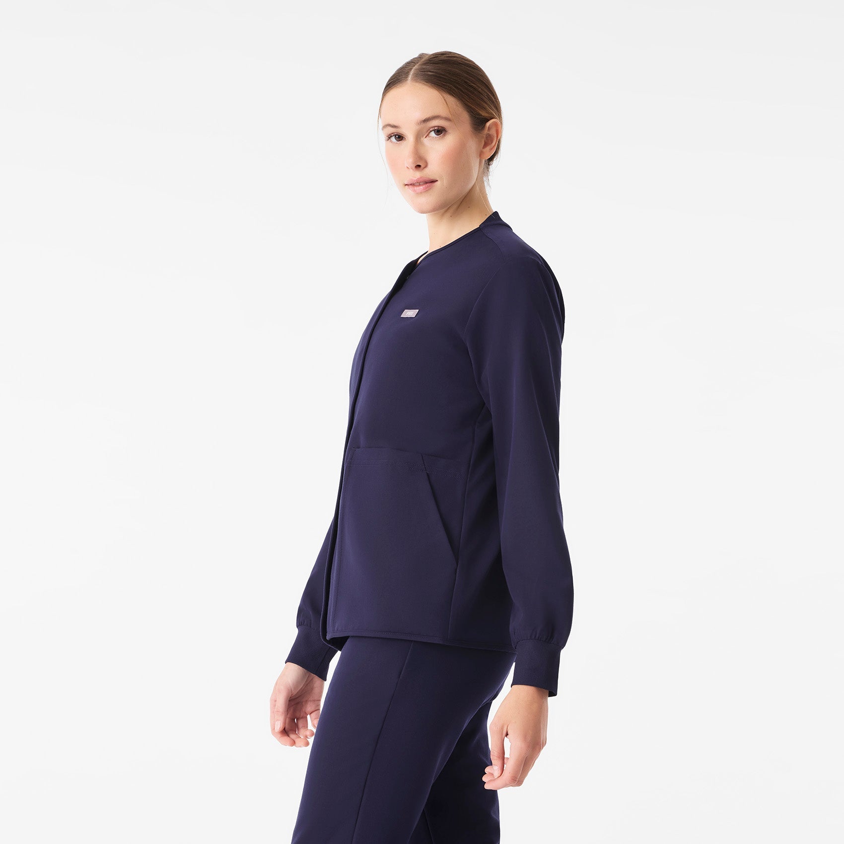 Claire Scrub Jacket - Navy