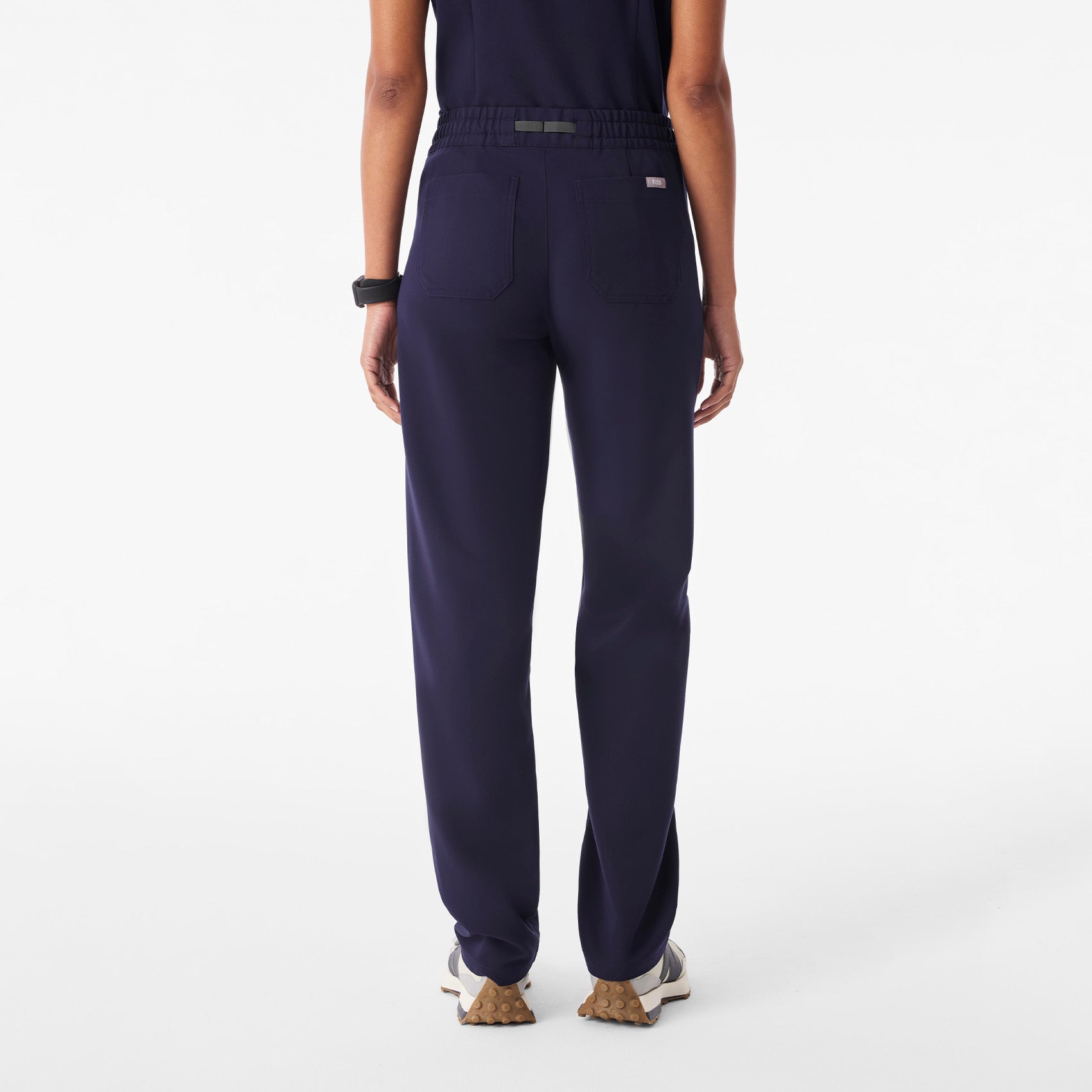 Livingston Ruched Straight-Leg Scrub Pant™  - Navy