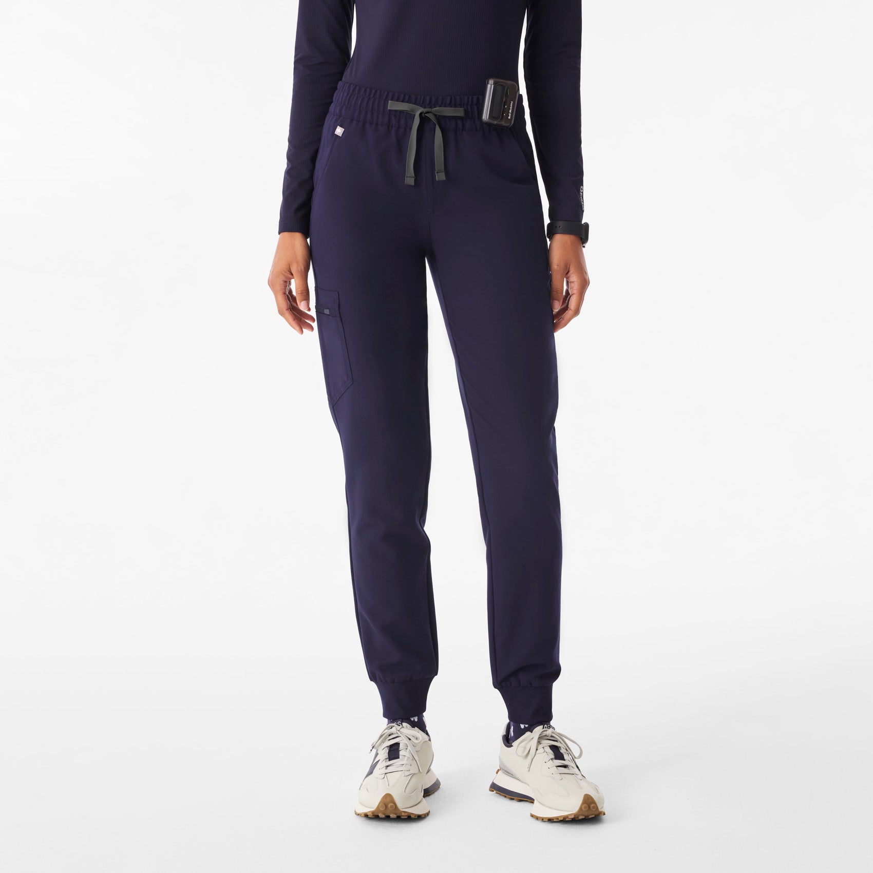 Zamora Ruched Jogger Scrub Pant™ - Navy