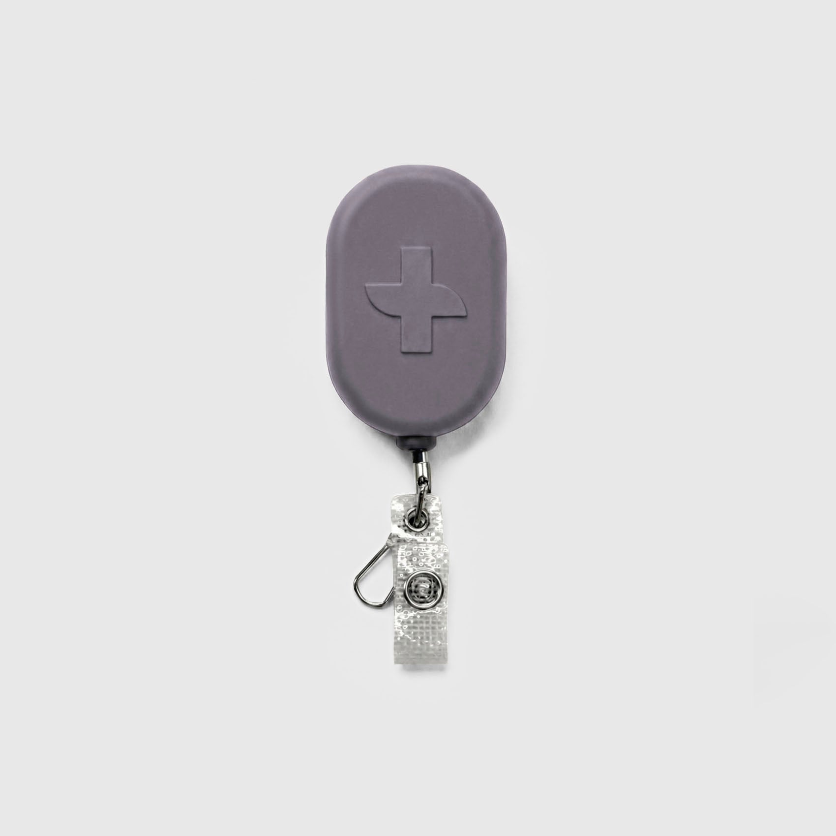 FIGS Logo Badge Reel   - Grey