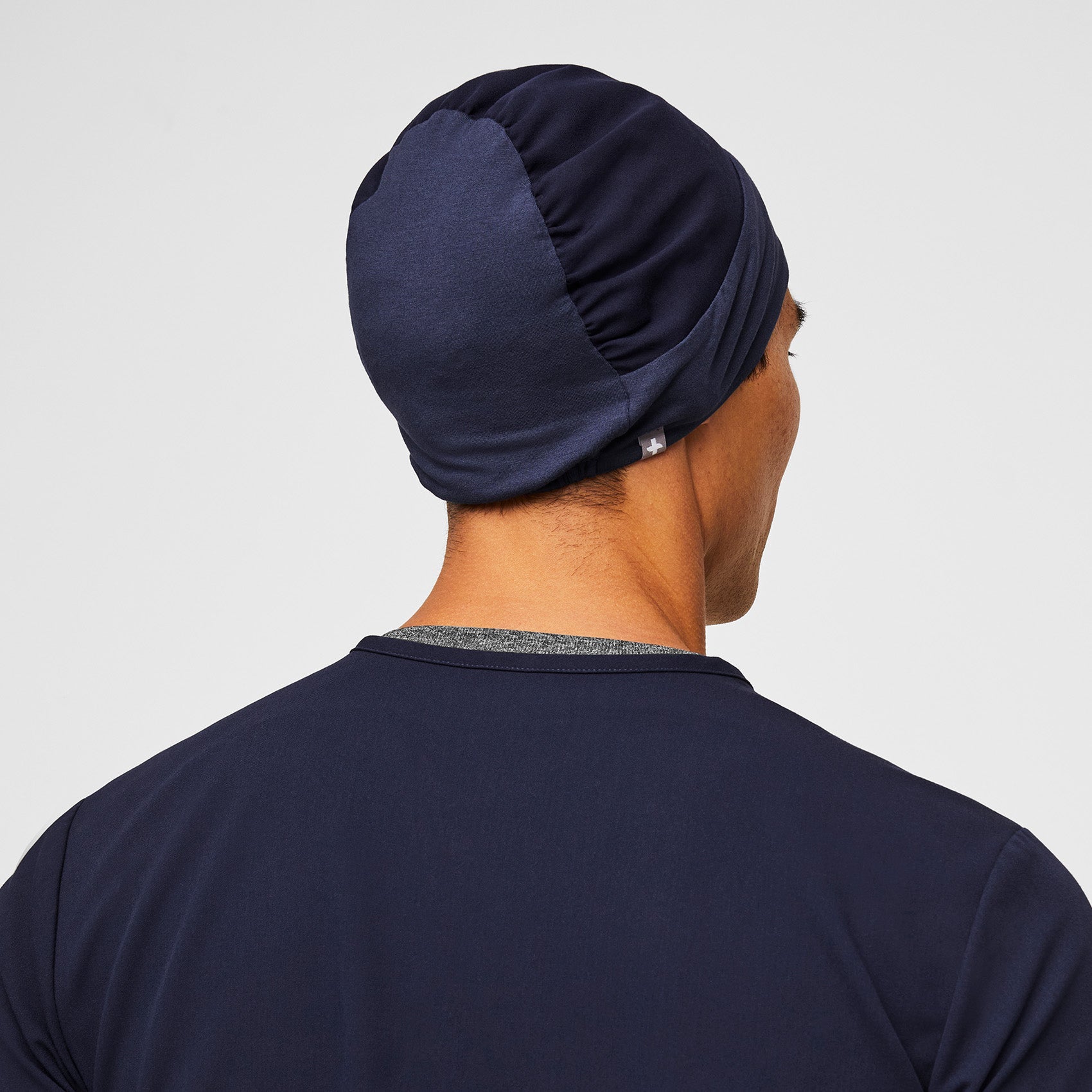 Modern Expandable Scrub Cap - Navy