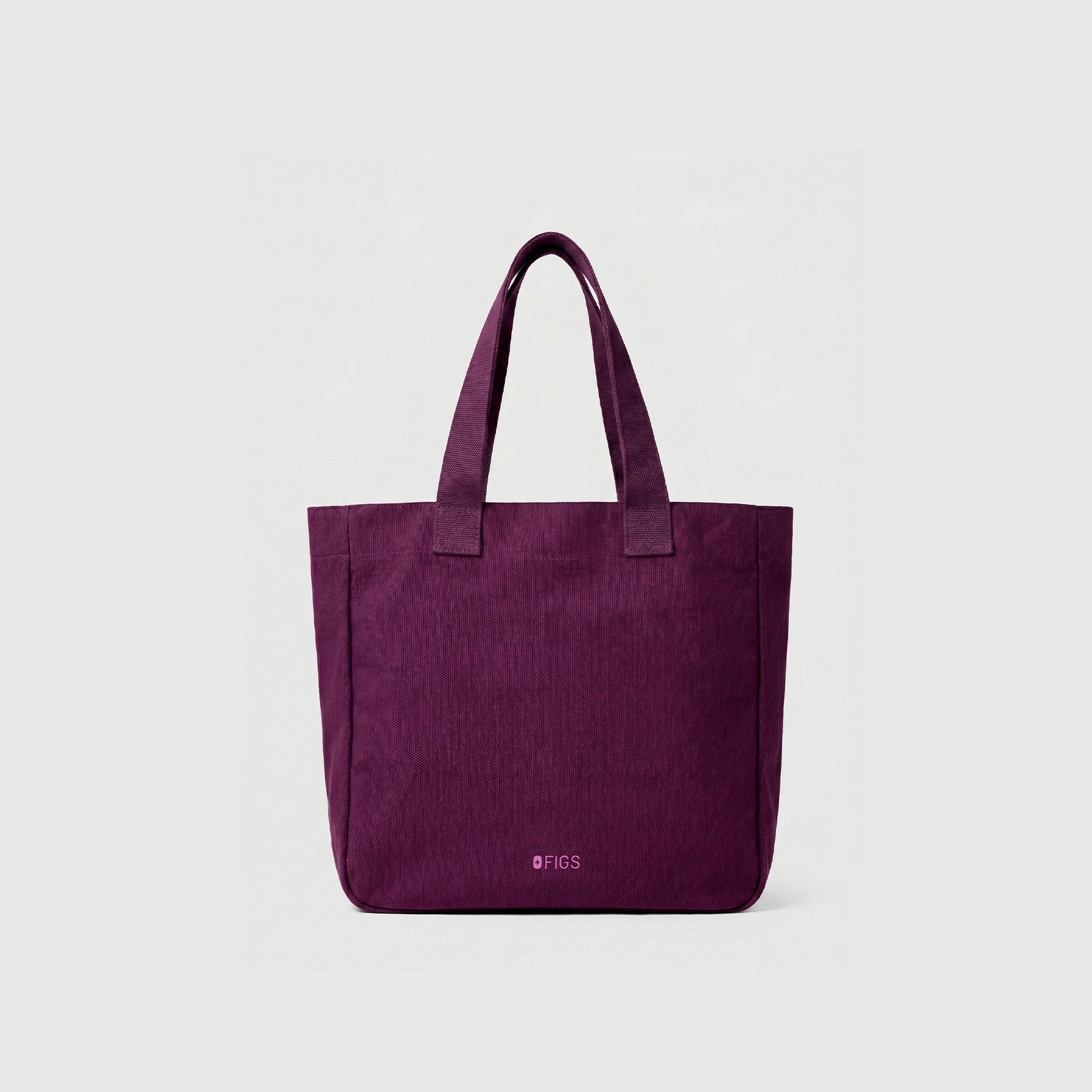A Very Large Needle Mini Canvas Tote - Deep Purple