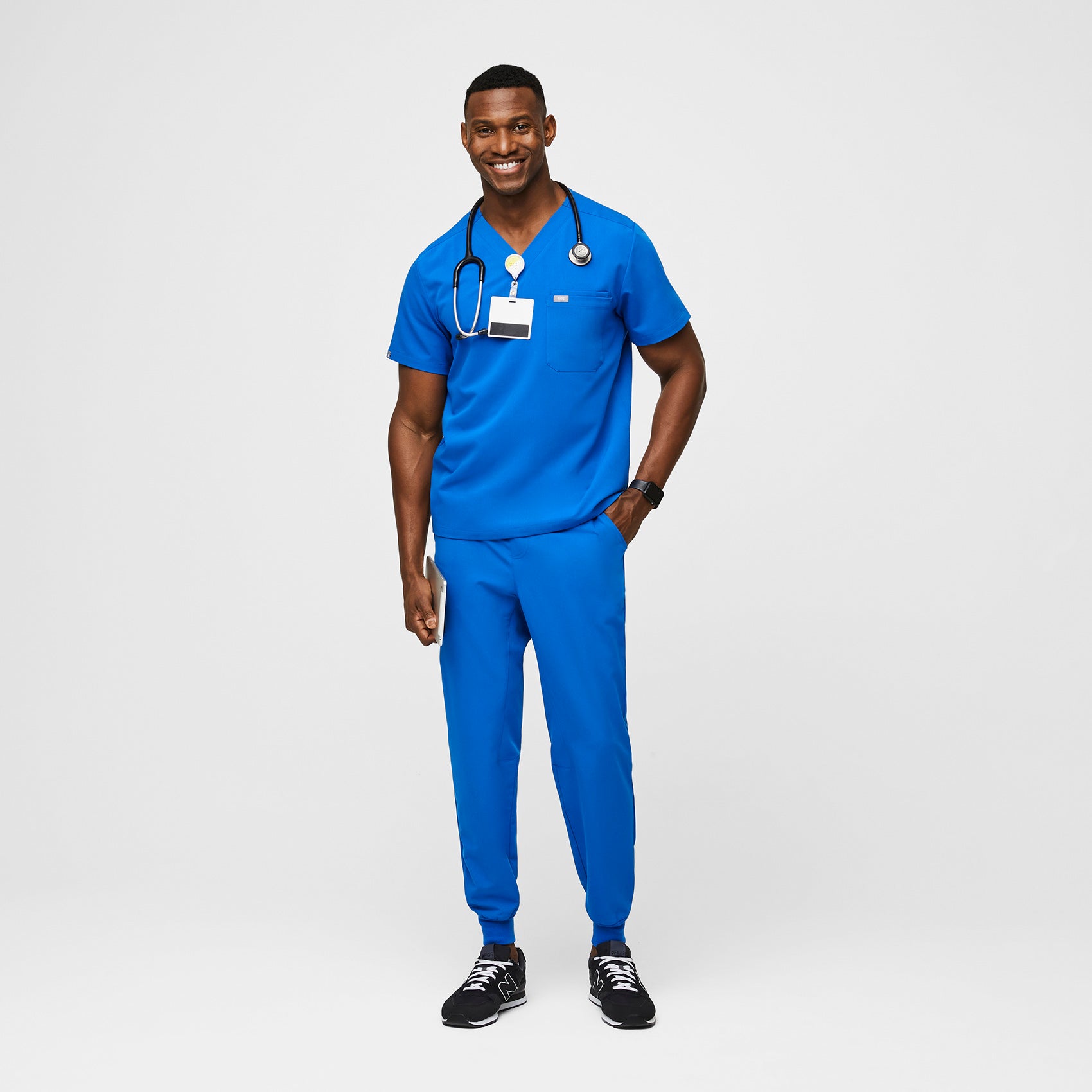 Leon Scrub Top™ - Royal Blue