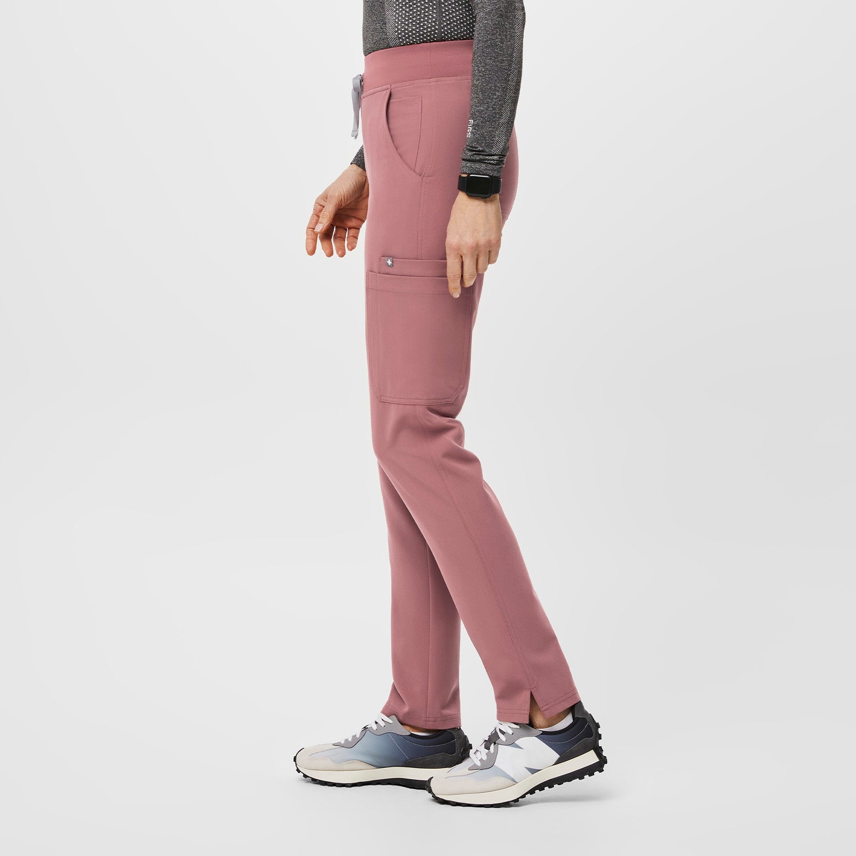 Yola High-Rise Slim Scrub Pant™ - Mauve