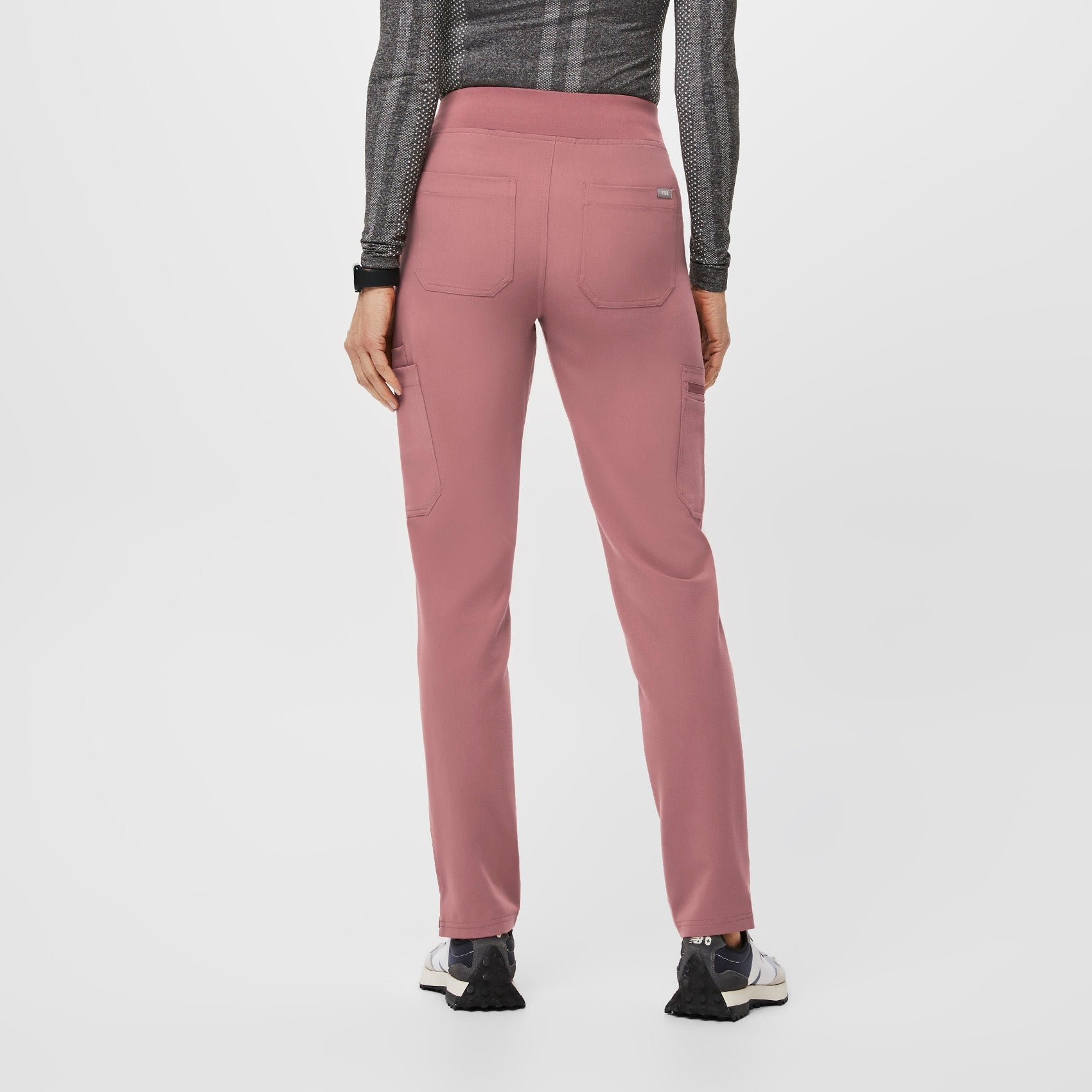 Yola High-Rise Slim Scrub Pant™ - Mauve
