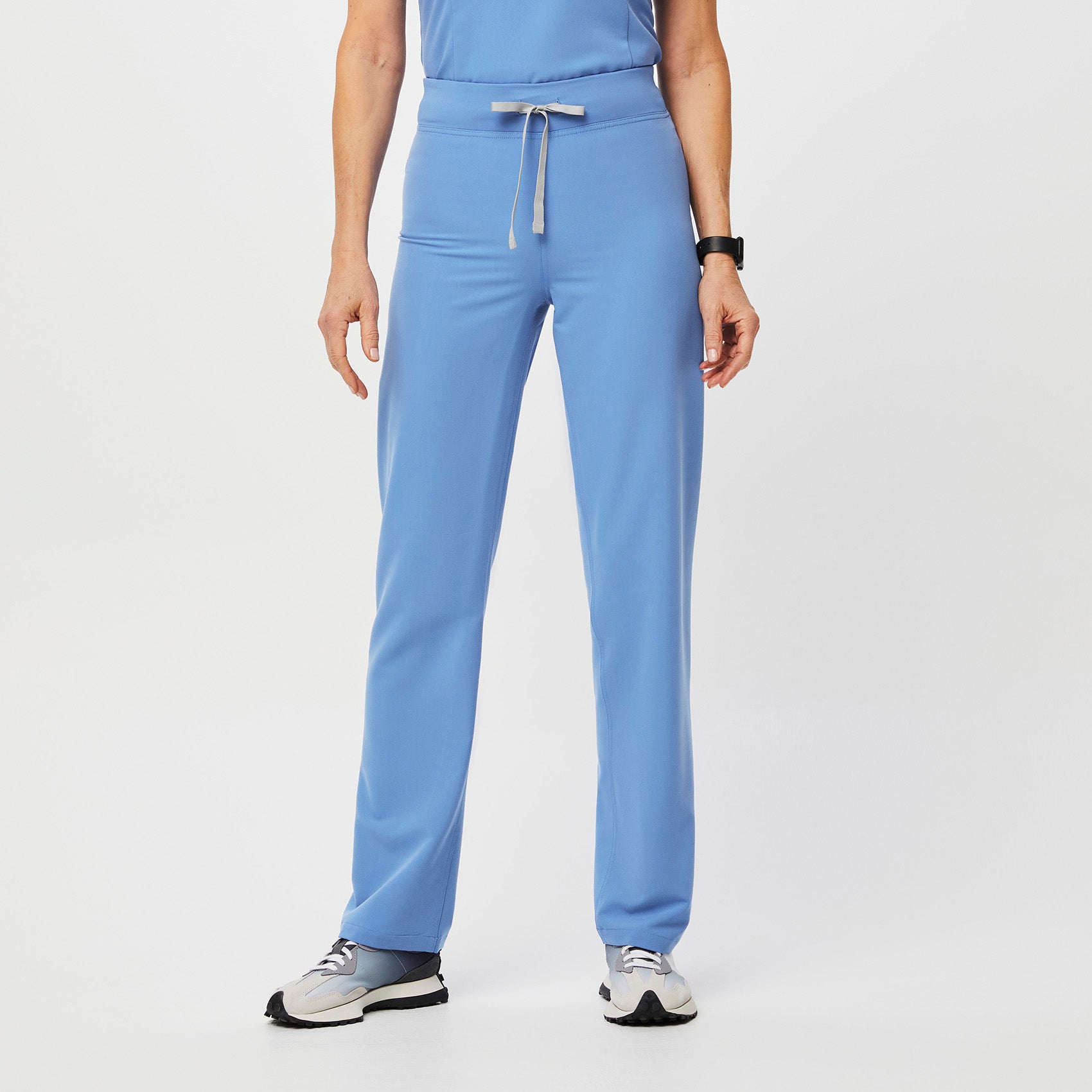 Livingston High-Rise Straight-Leg Scrub Pant™ - Ceil Blue