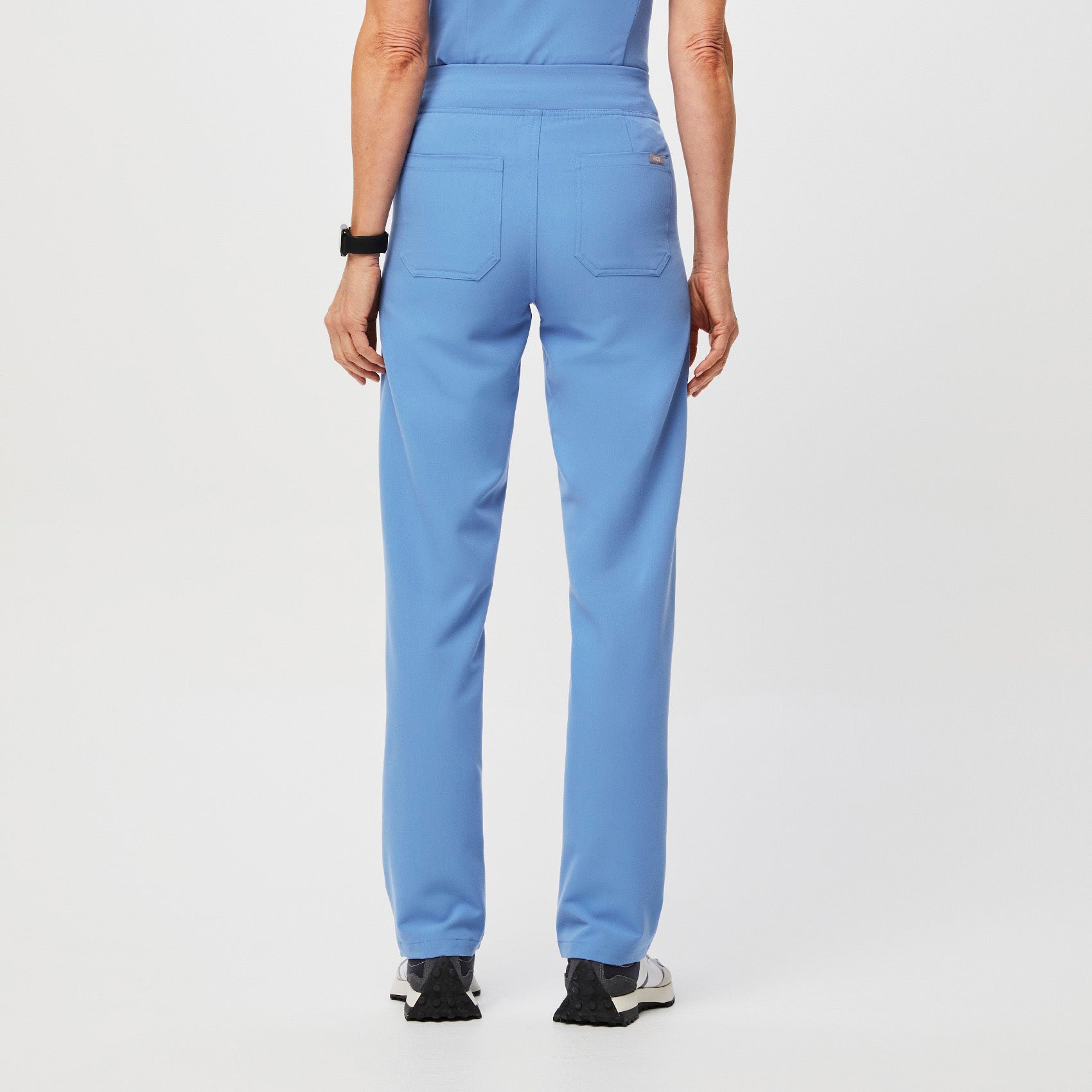 Livingston High-Rise Straight-Leg Scrub Pant™ - Ceil Blue