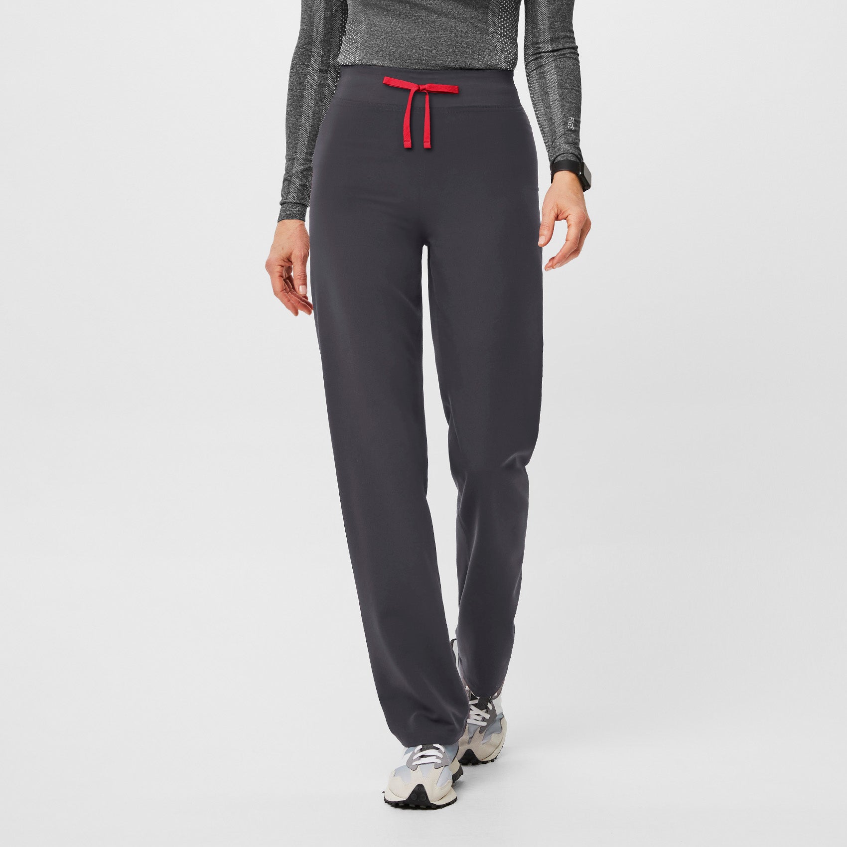 Livingston High-Rise Straight-Leg Scrub Pant™ - Charcoal