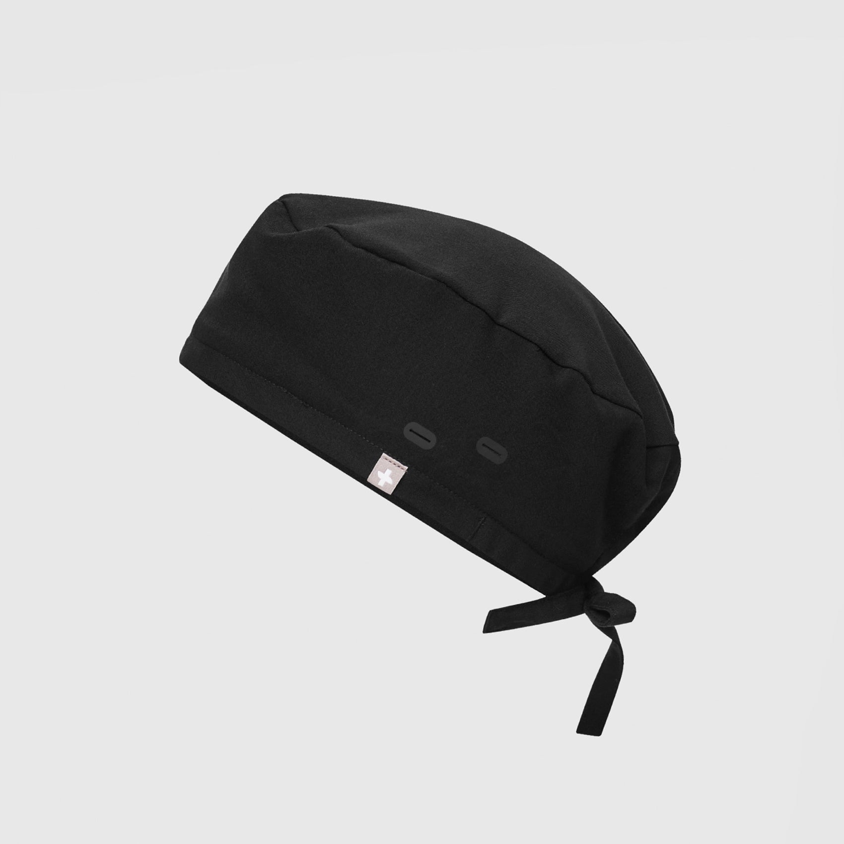 FIGS Scrub Cap With Buttonholes - Black