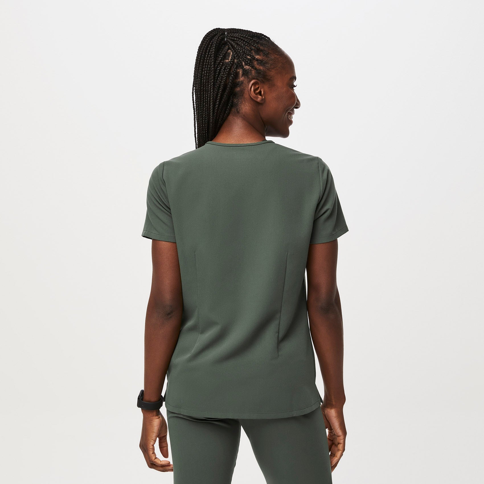 Casma Scrub Top™ - Moss