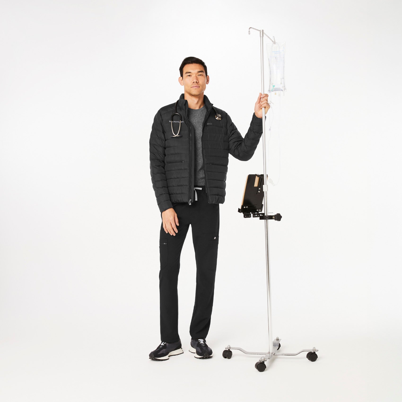 Packable Puffer Jacket - Black