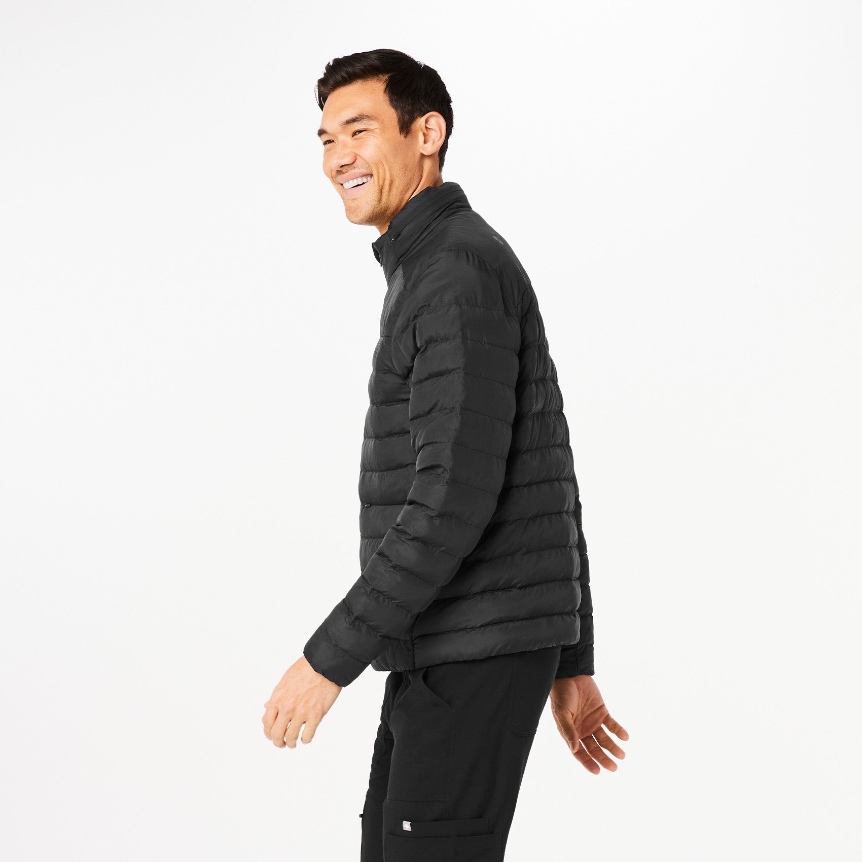 Packable Puffer Jacket - Black