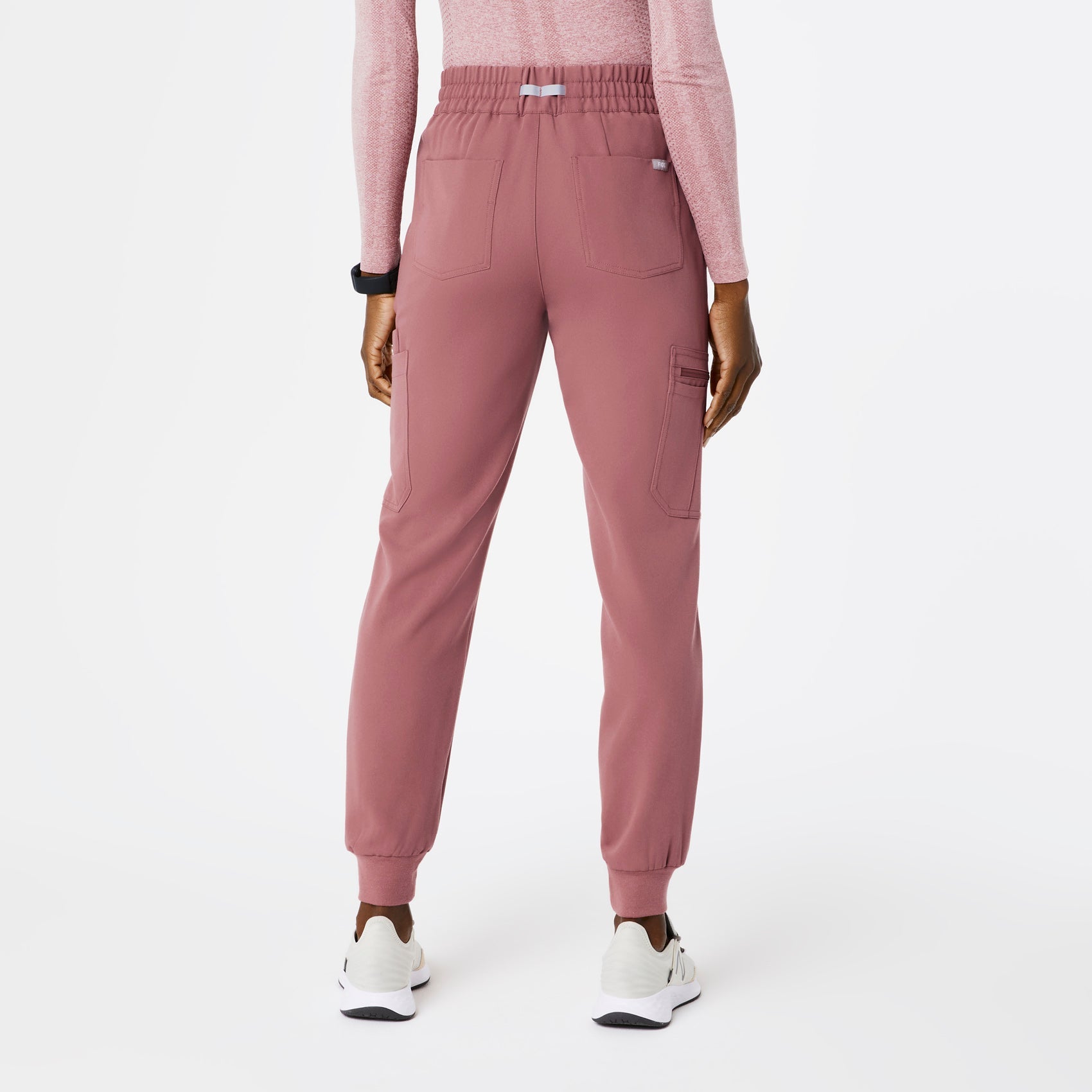 Uman High-Rise Jogger Scrub Pant - Mauve