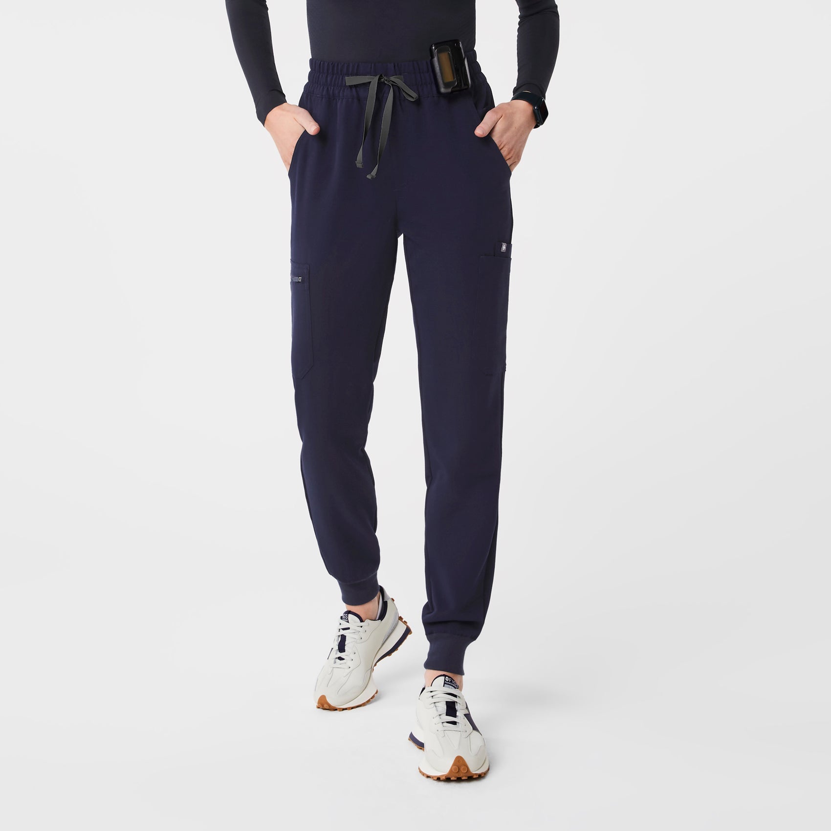 Uman High-Rise Jogger Scrub Pant - Navy