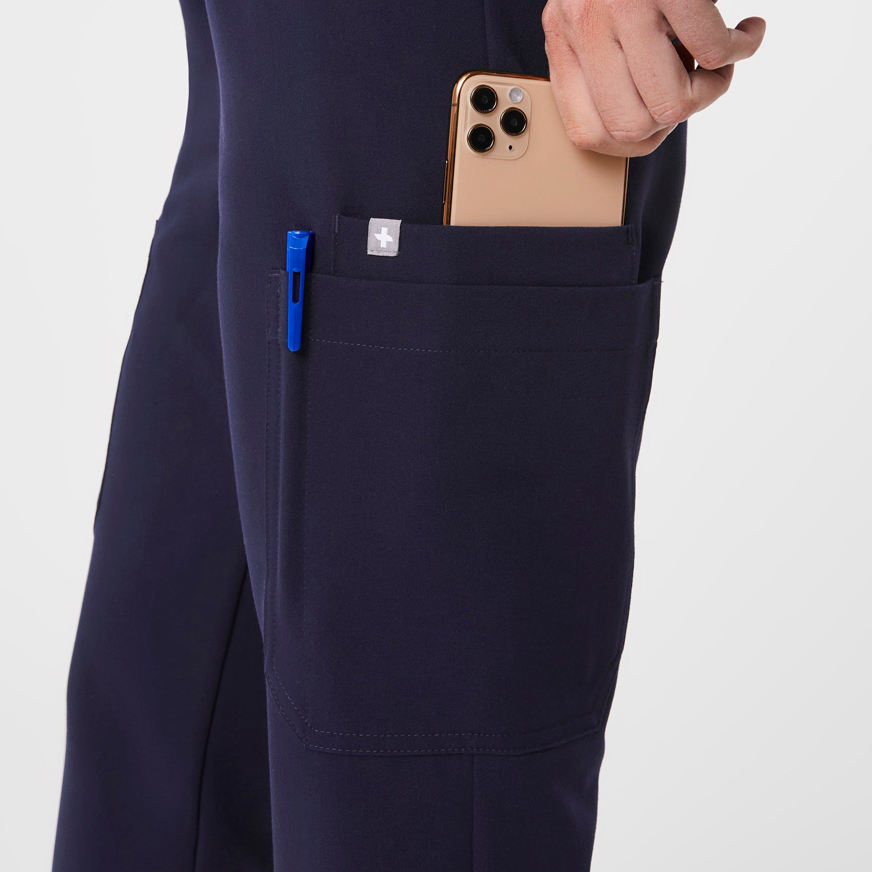 Uman High-Rise Jogger Scrub Pant - Navy