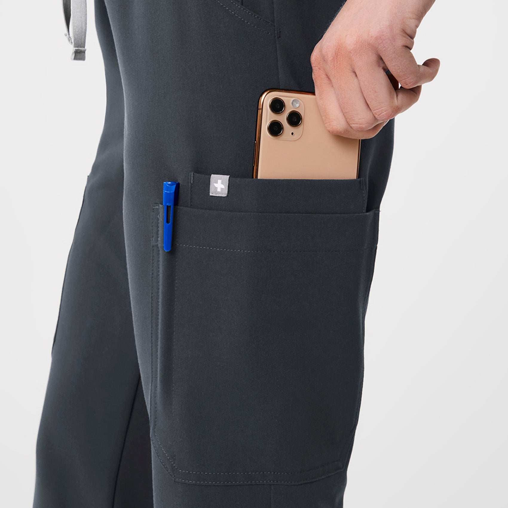 Uman High-Rise Jogger Scrub Pant - Dark Harbor