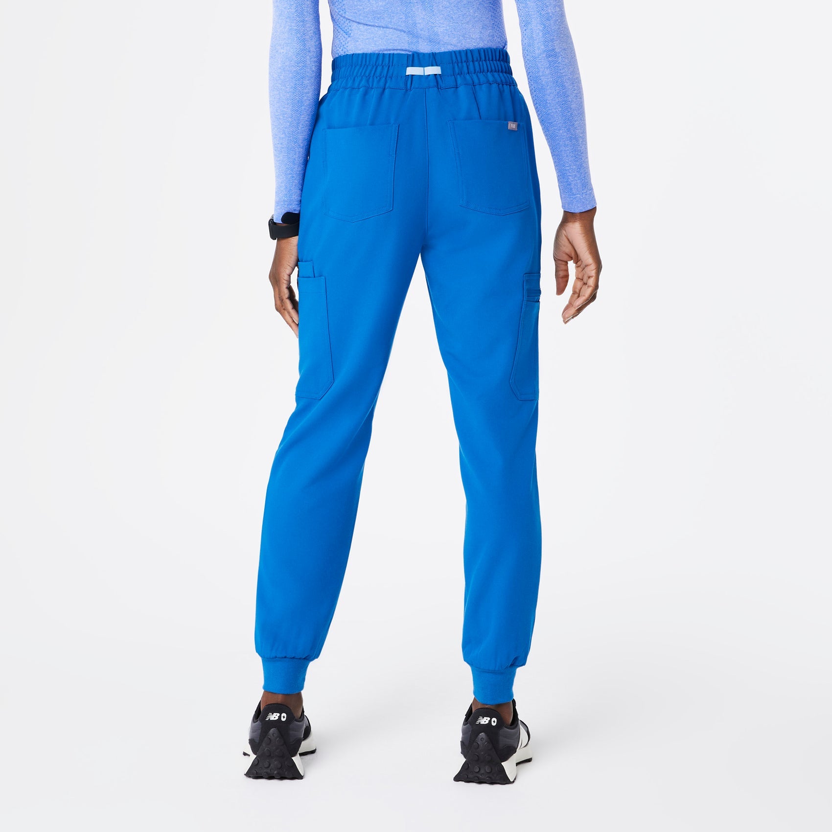 Uman High-Rise Jogger Scrub Pant - Royal Blue