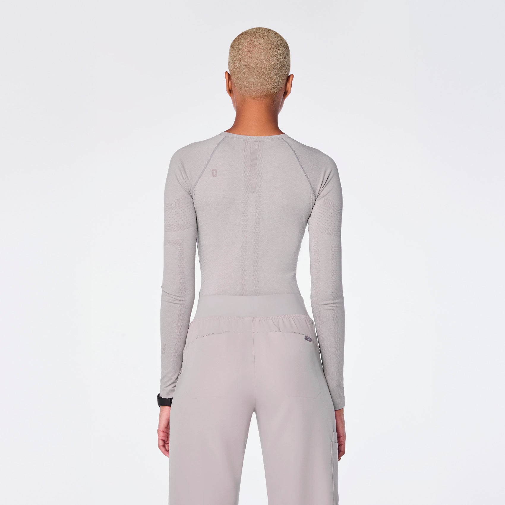 Salta Seamless Long-Sleeve Underscrub - Slate