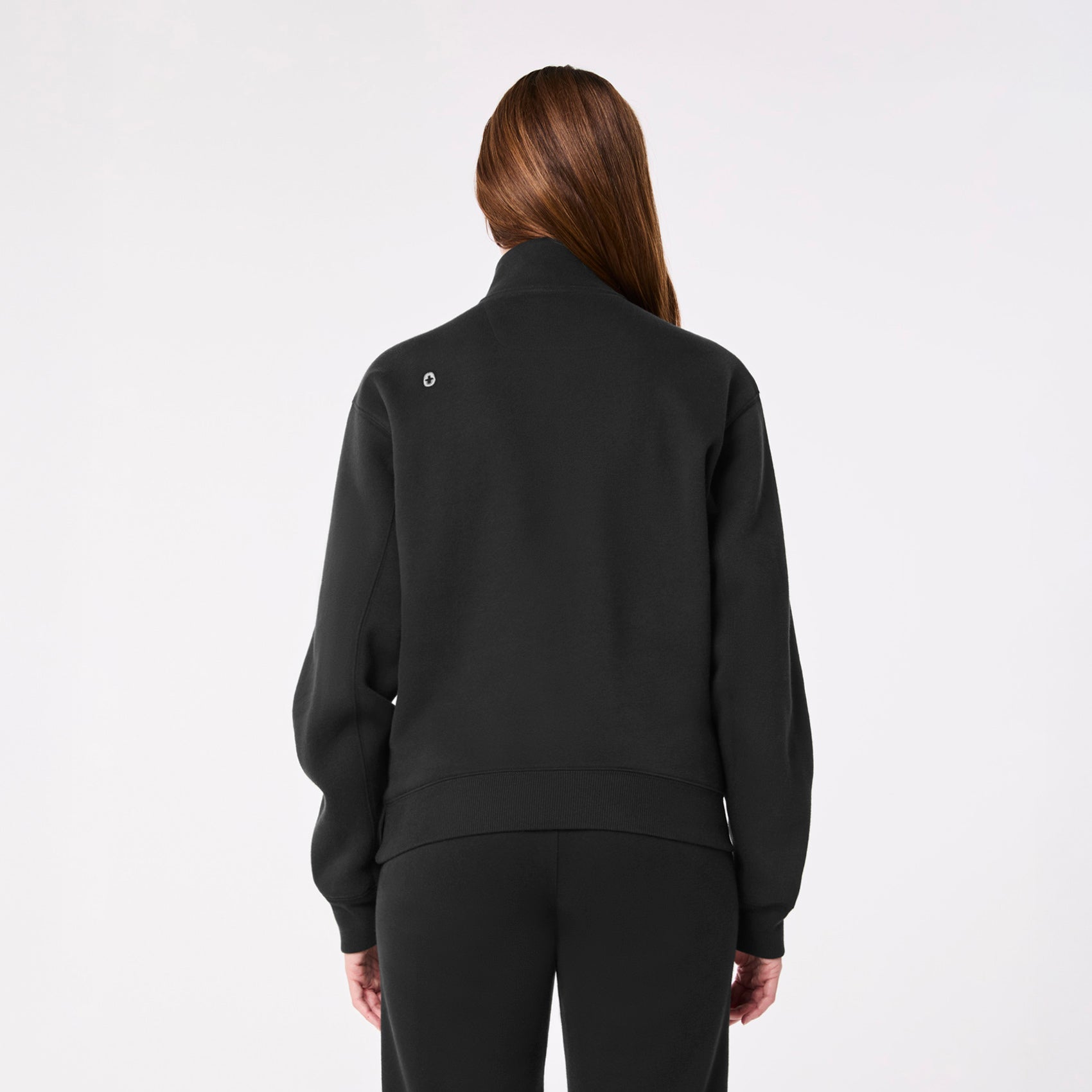 Off-Shift Awesome Humans ¼ Zip Sweatshirt™ - Black