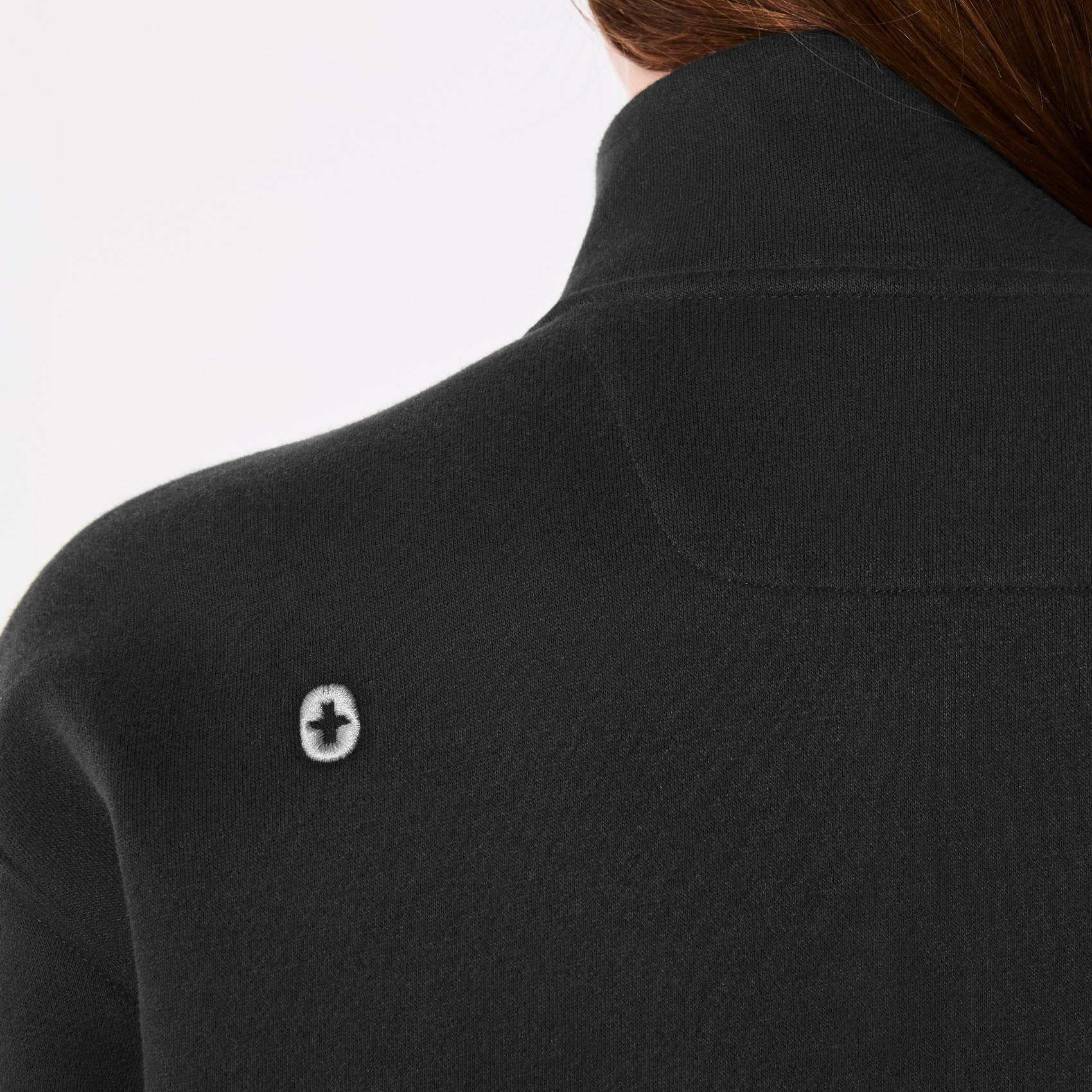 Off-Shift Awesome Humans ¼ Zip Sweatshirt™ - Black
