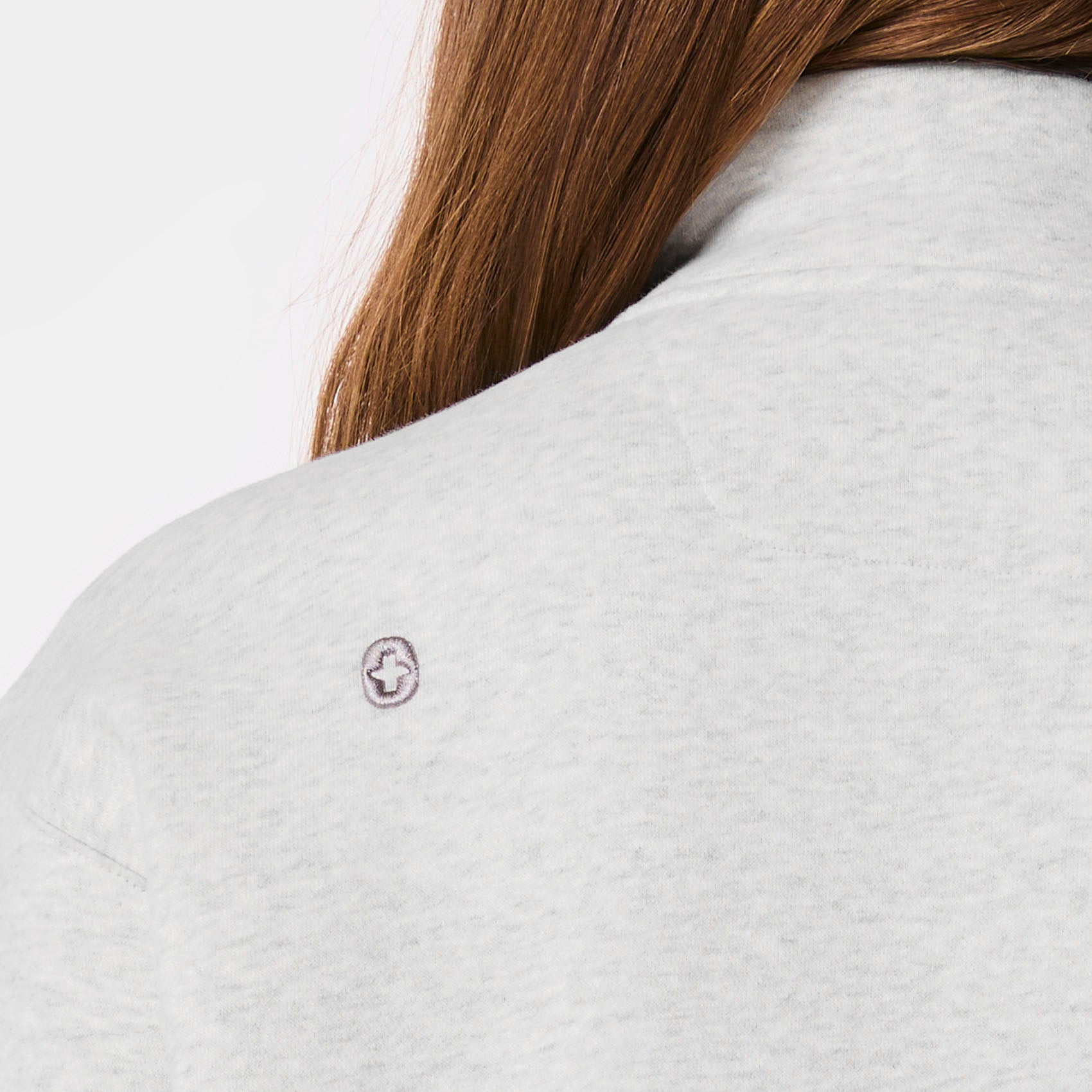Off-Shift Awesome Humans ¼ Zip Sweatshirt™ - Heather Grey