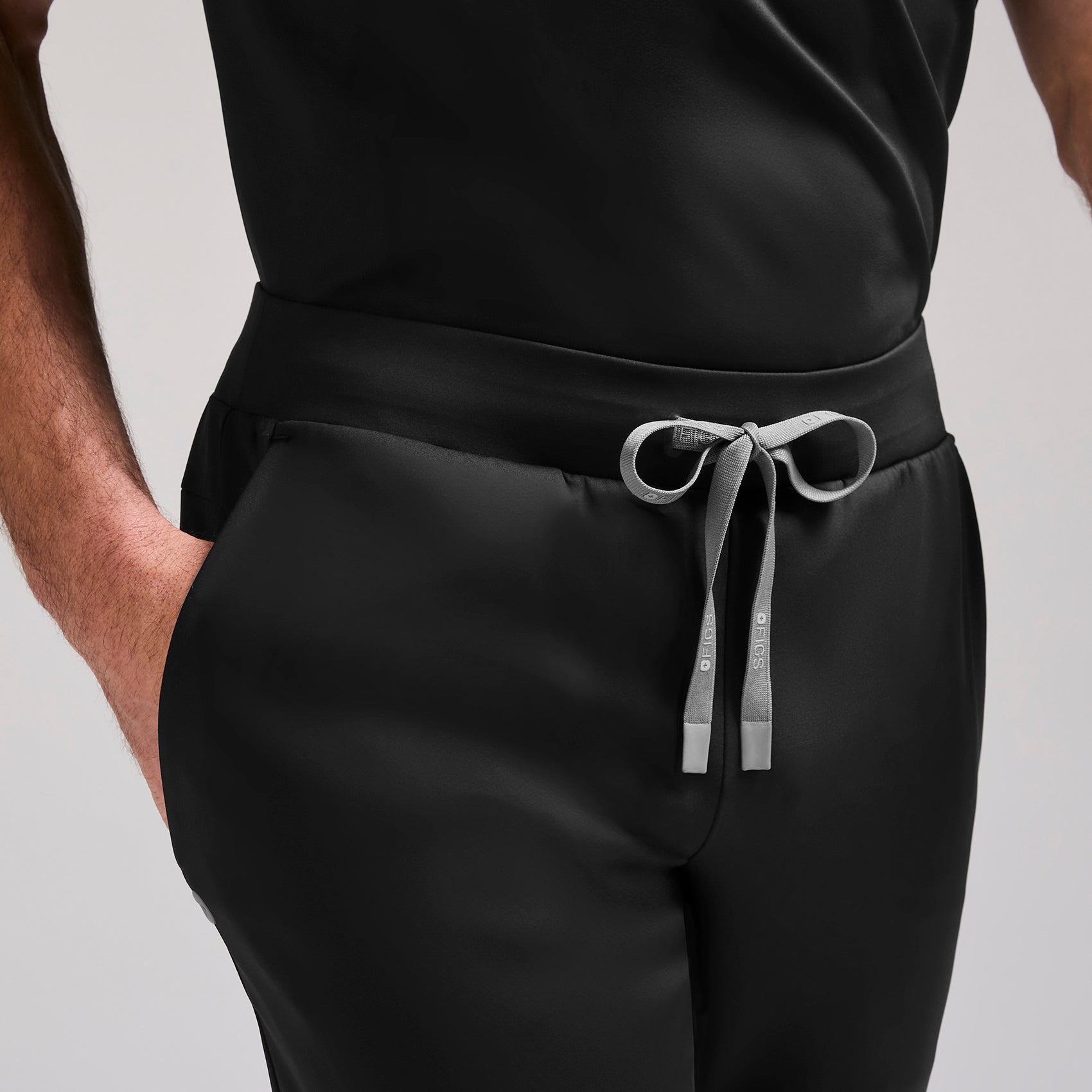 Norris Straight-Leg Scrub Pant - Black