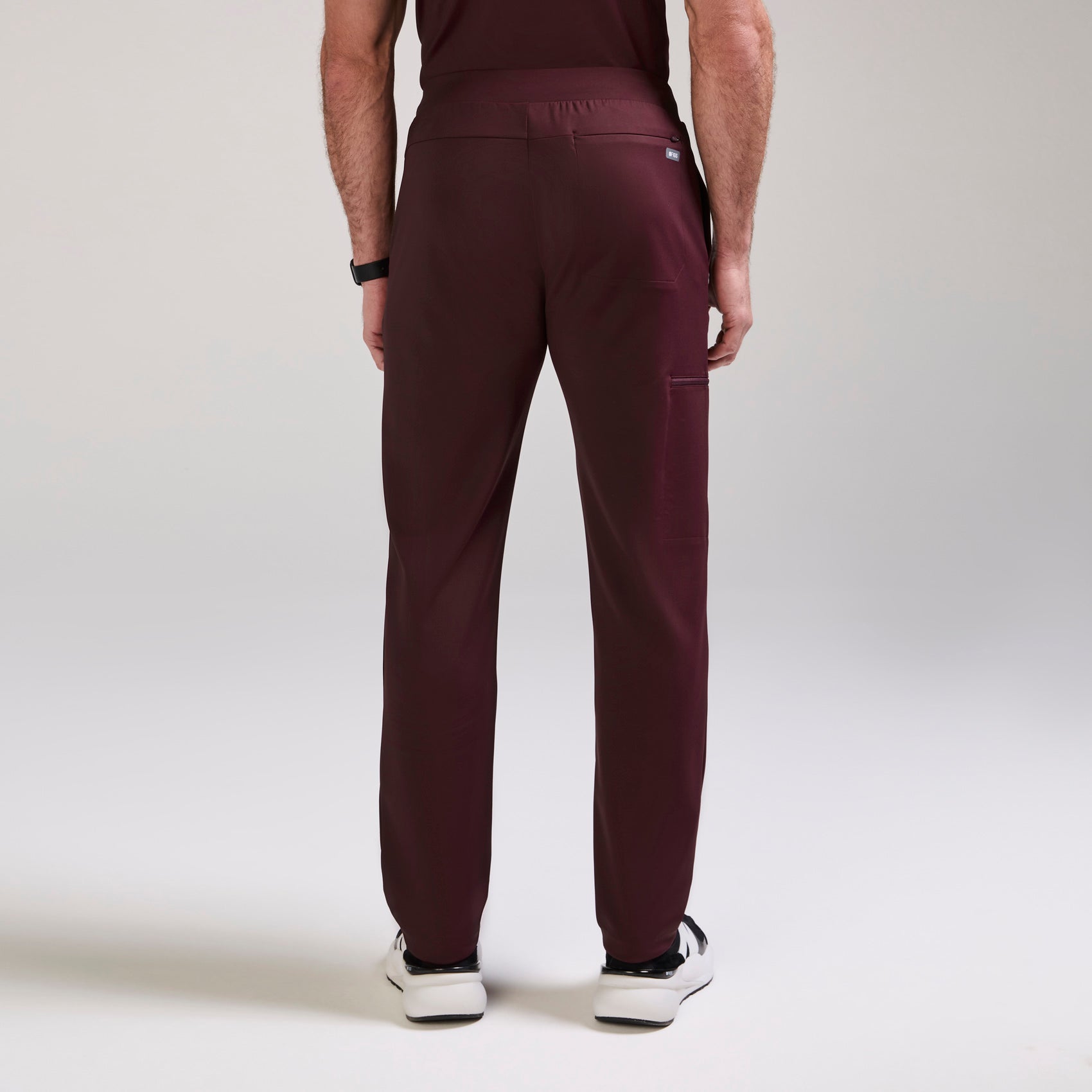 Norris Straight-Leg Scrub Pant - Burgundy