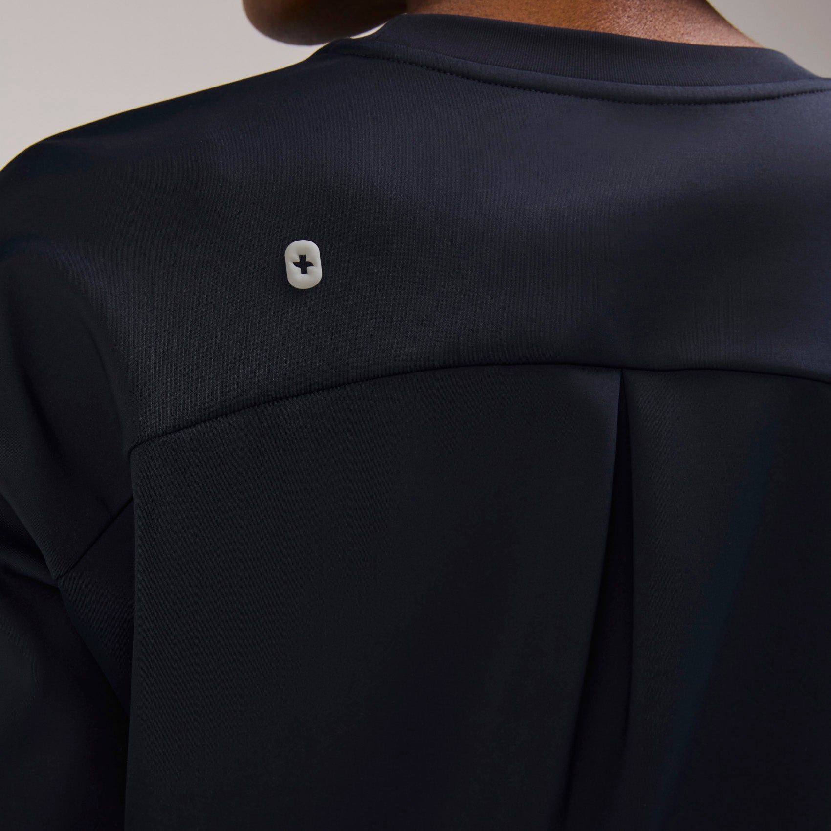 Cornelia Long-Sleeve Scrub Top - Navy