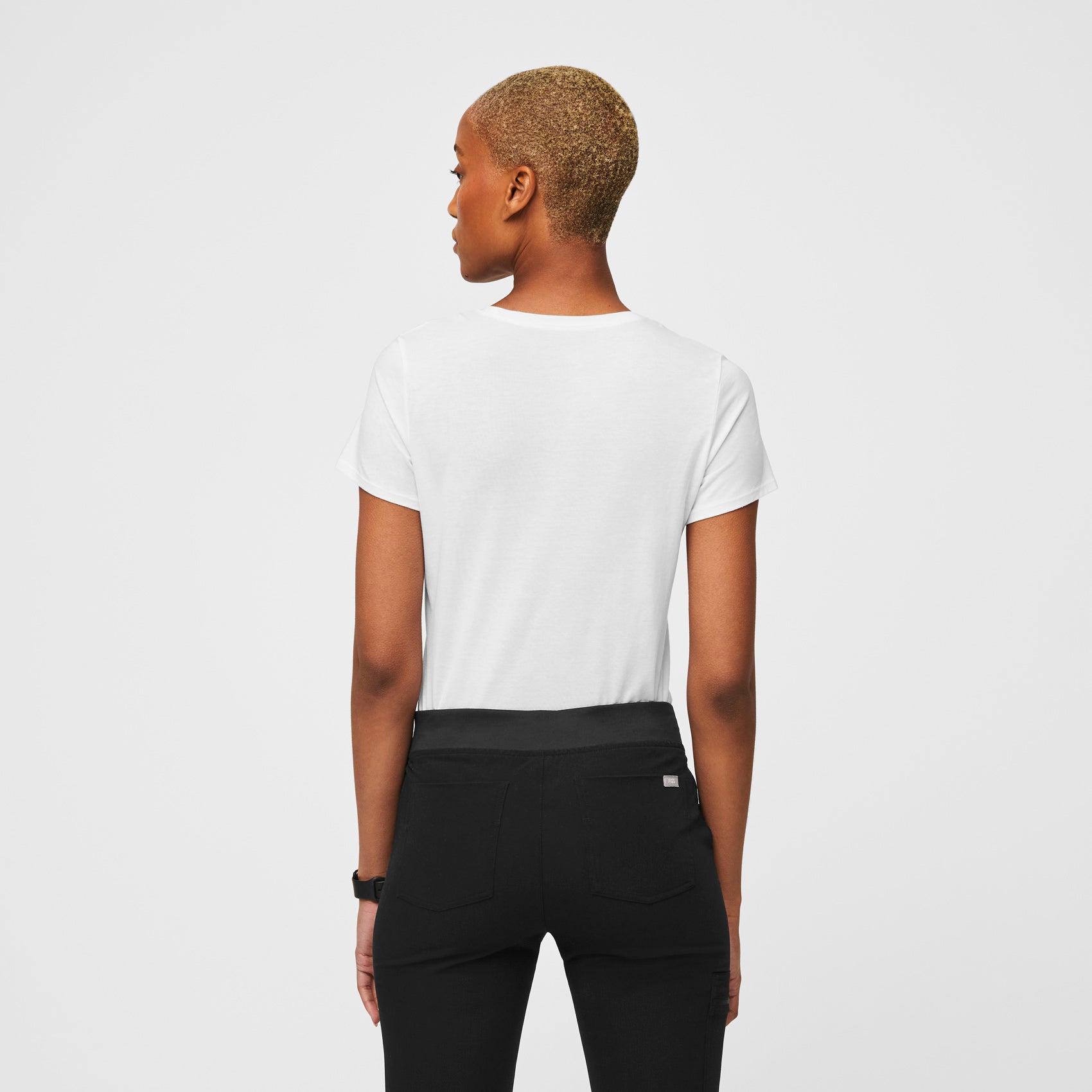Dental Student Short-Sleeve Underscrub - White